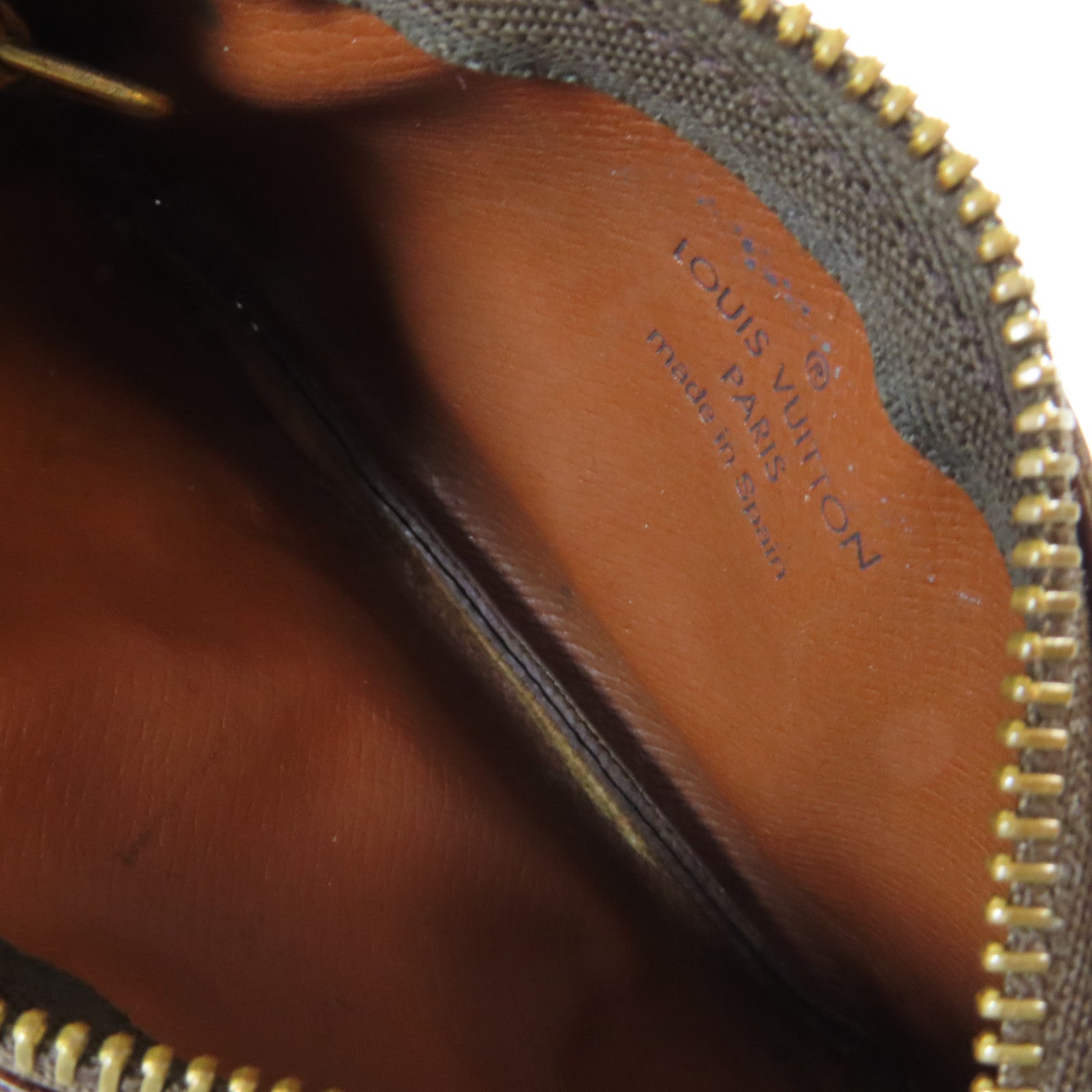 LOUIS VUITTON Monogram Pochette Cles金扣零錢包啡色