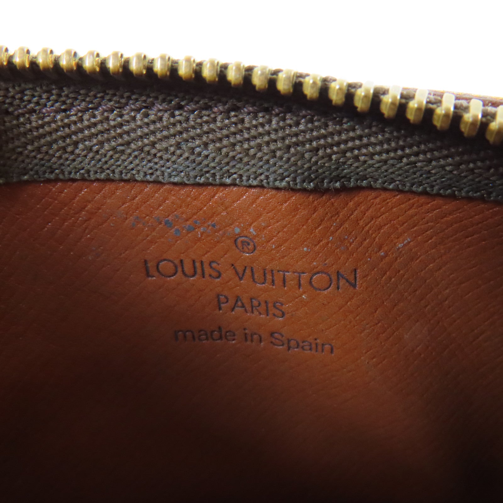 LOUIS VUITTON Monogram Pochette Cles金扣零錢包啡色