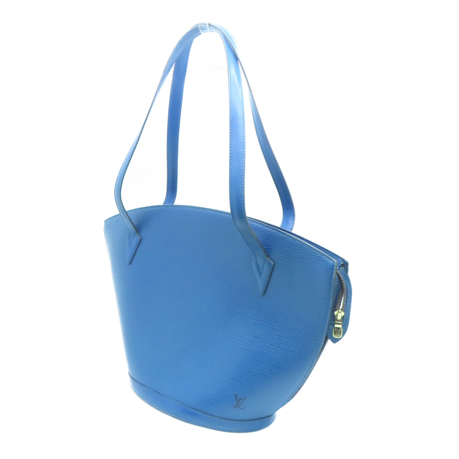 LOUIS VUITTON 【激減優惠】Epi Saint Jacques Shopping Bag金扣肩背袋藍色