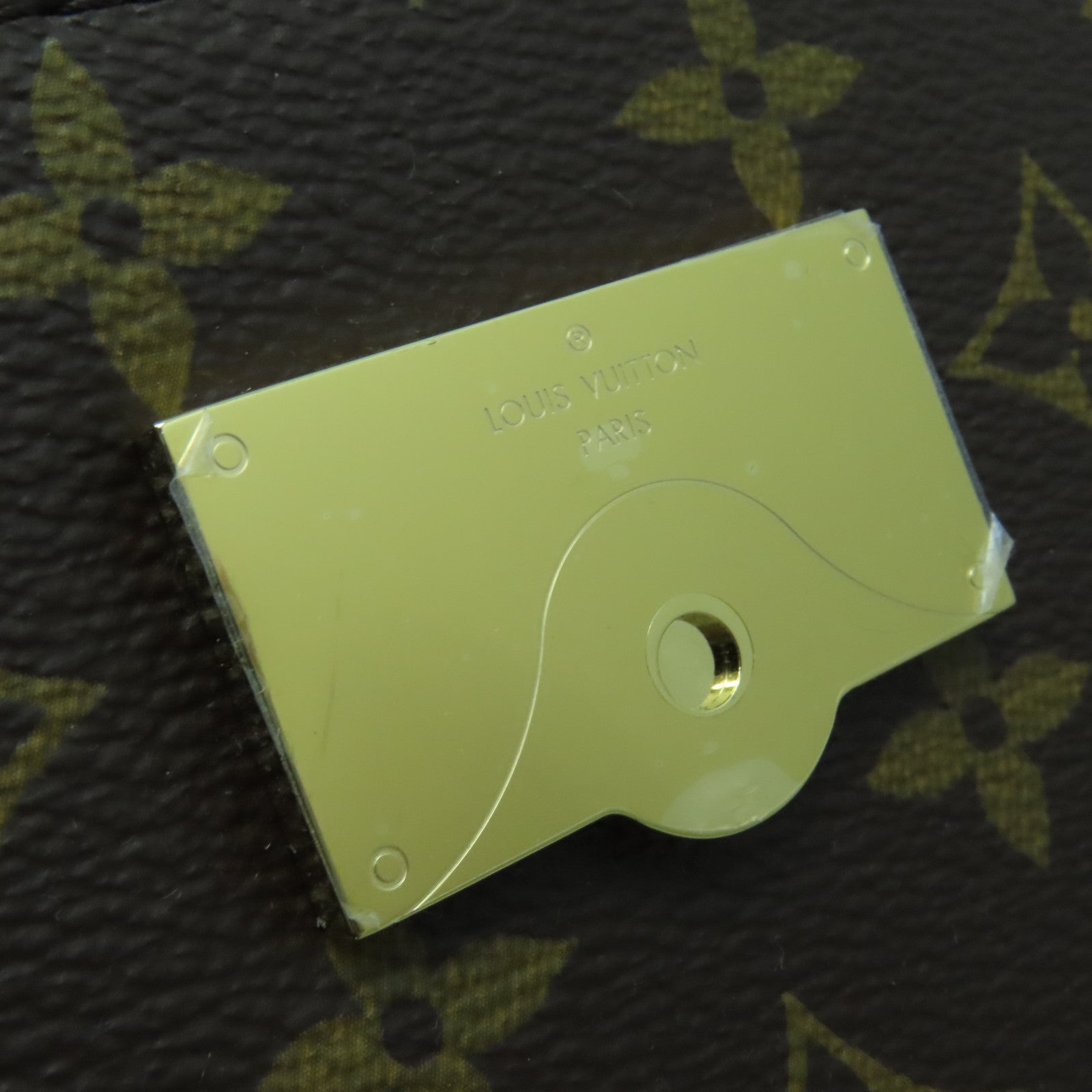 LOUIS VUITTON Monogram Cluny Mini 2 way Shoulder金扣手挽肩背兩用袋啡色