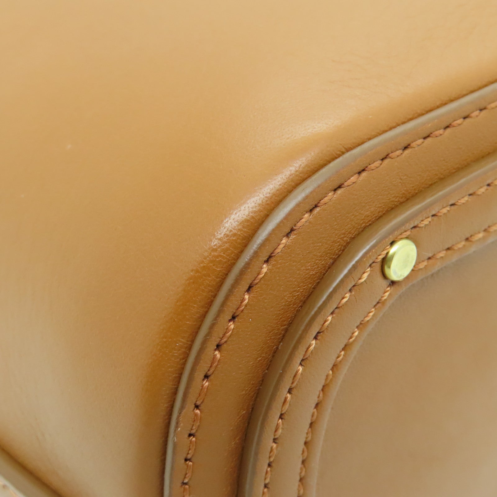 Chloe 牛皮皮革2way Shoulder Bag金扣手挽肩背兩用袋啡色