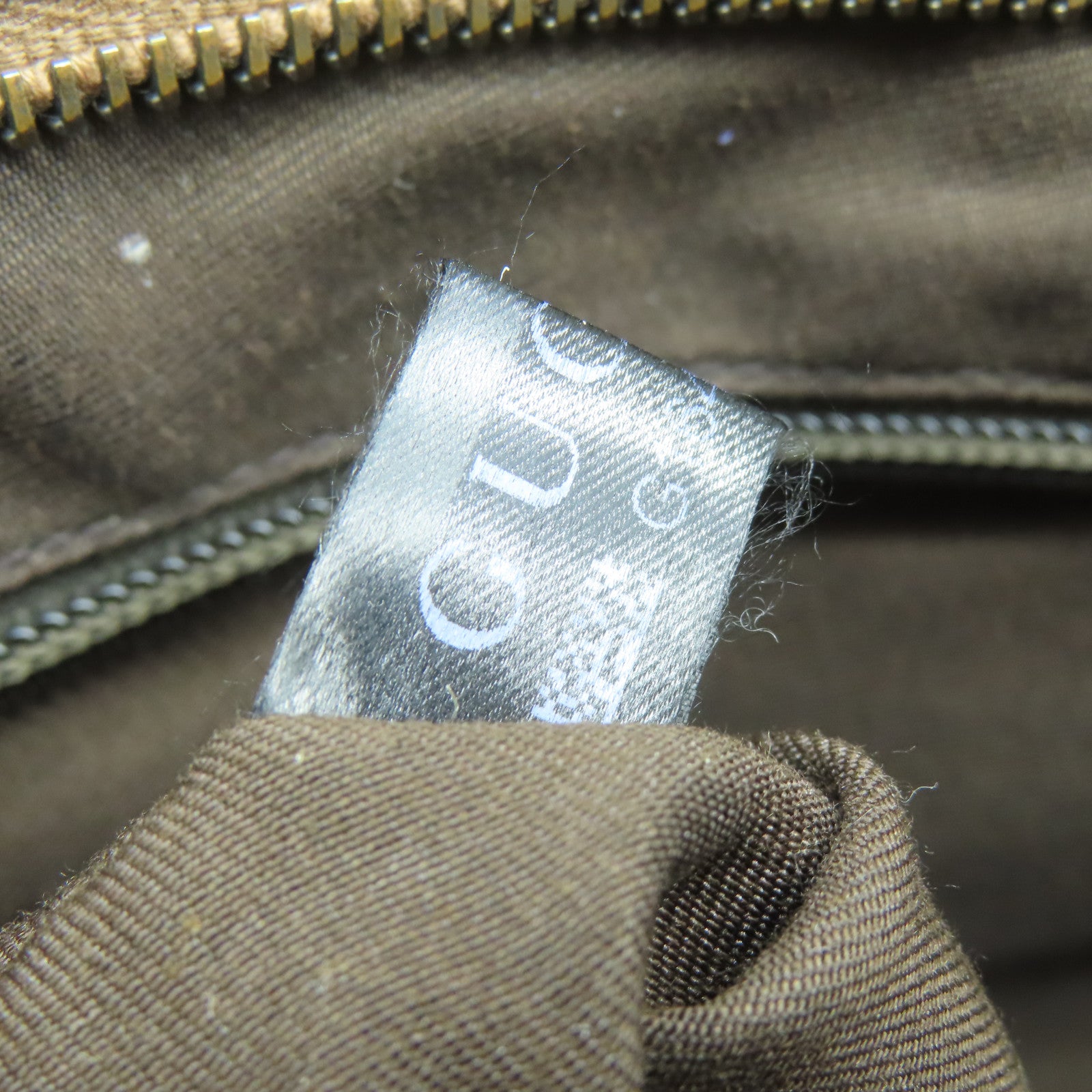 GUCCI 塗層帆布Shoulder Bag銀扣肩背袋奶油色/綠色/紅色