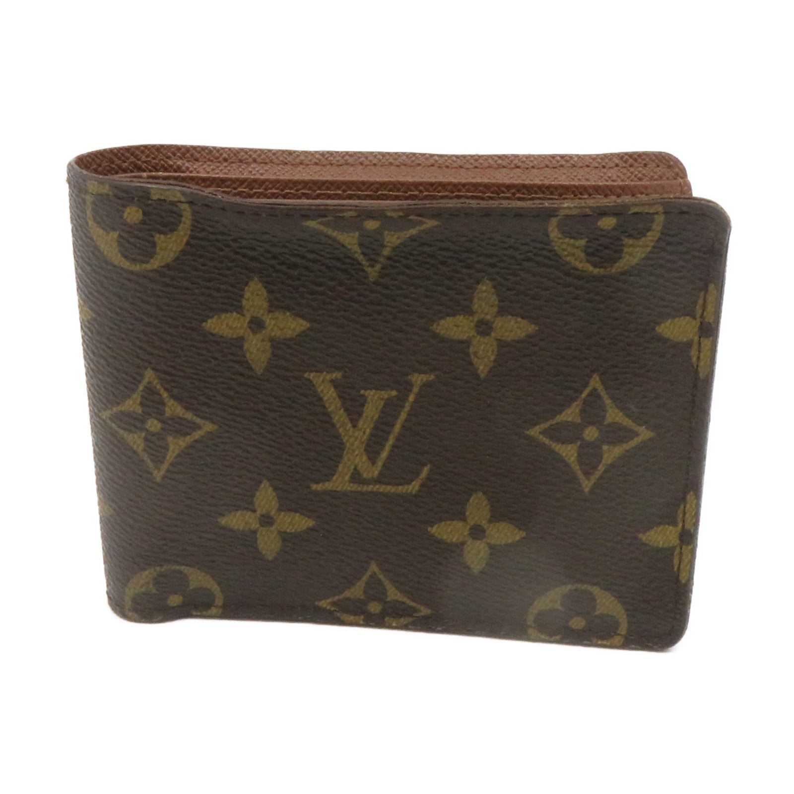 LOUIS VUITTON 【激減優惠】Monogram Multiple Wallet短錢包啡色