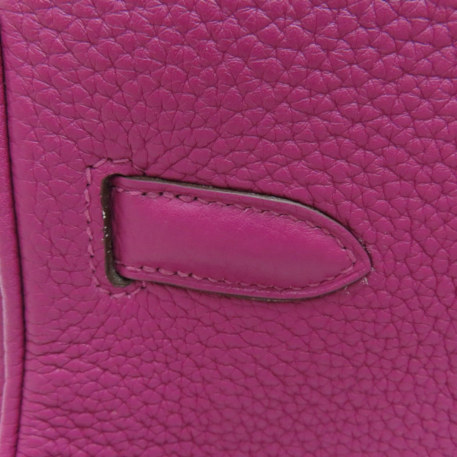 HERMES Togo皮革Birkin 30 Hand Bag銀扣手挽袋紫色