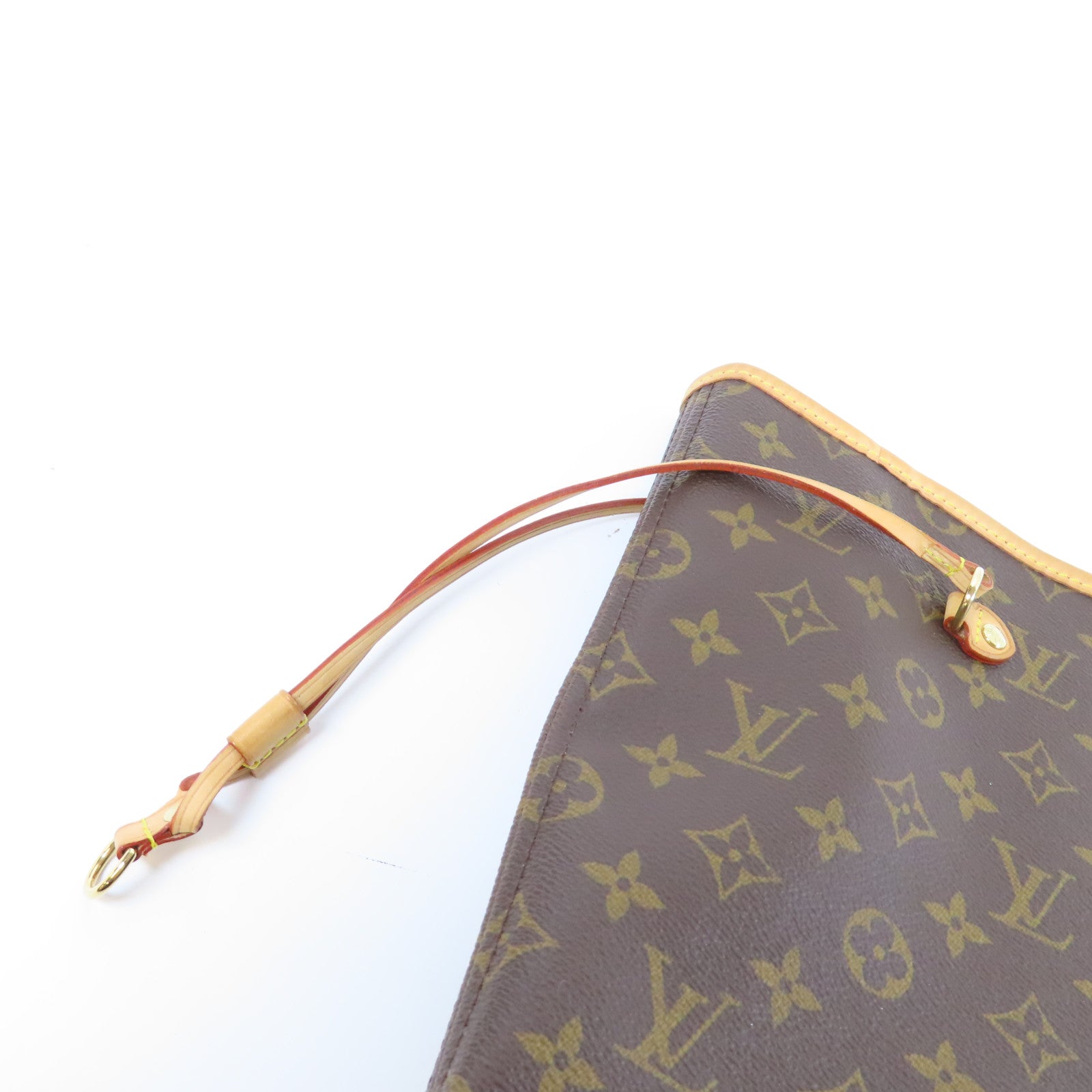 LOUIS VUITTON Monogram Neverfull GM金扣肩背袋啡色