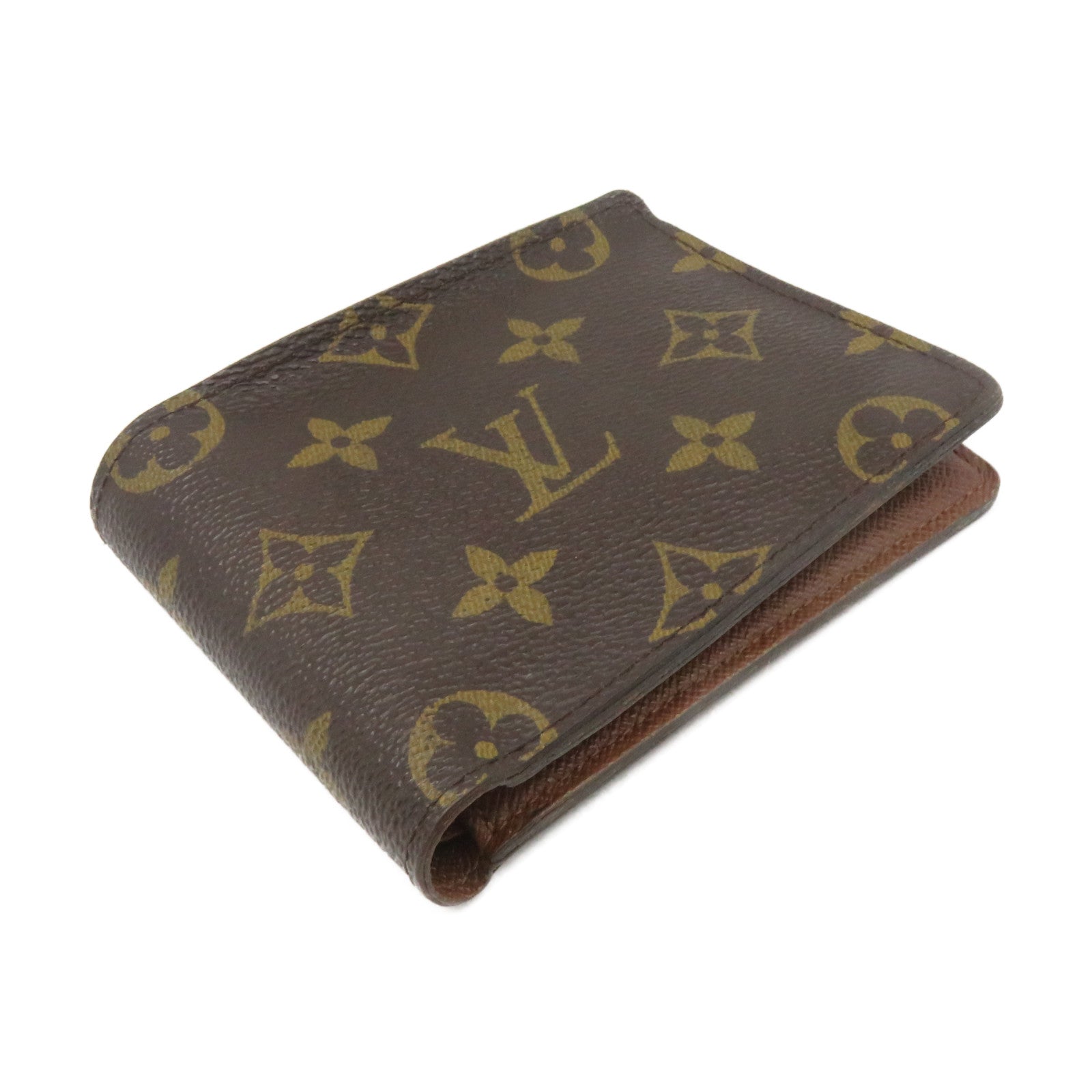 LOUIS VUITTON 【激減優惠】Monogram Multiple Wallet短錢包啡色