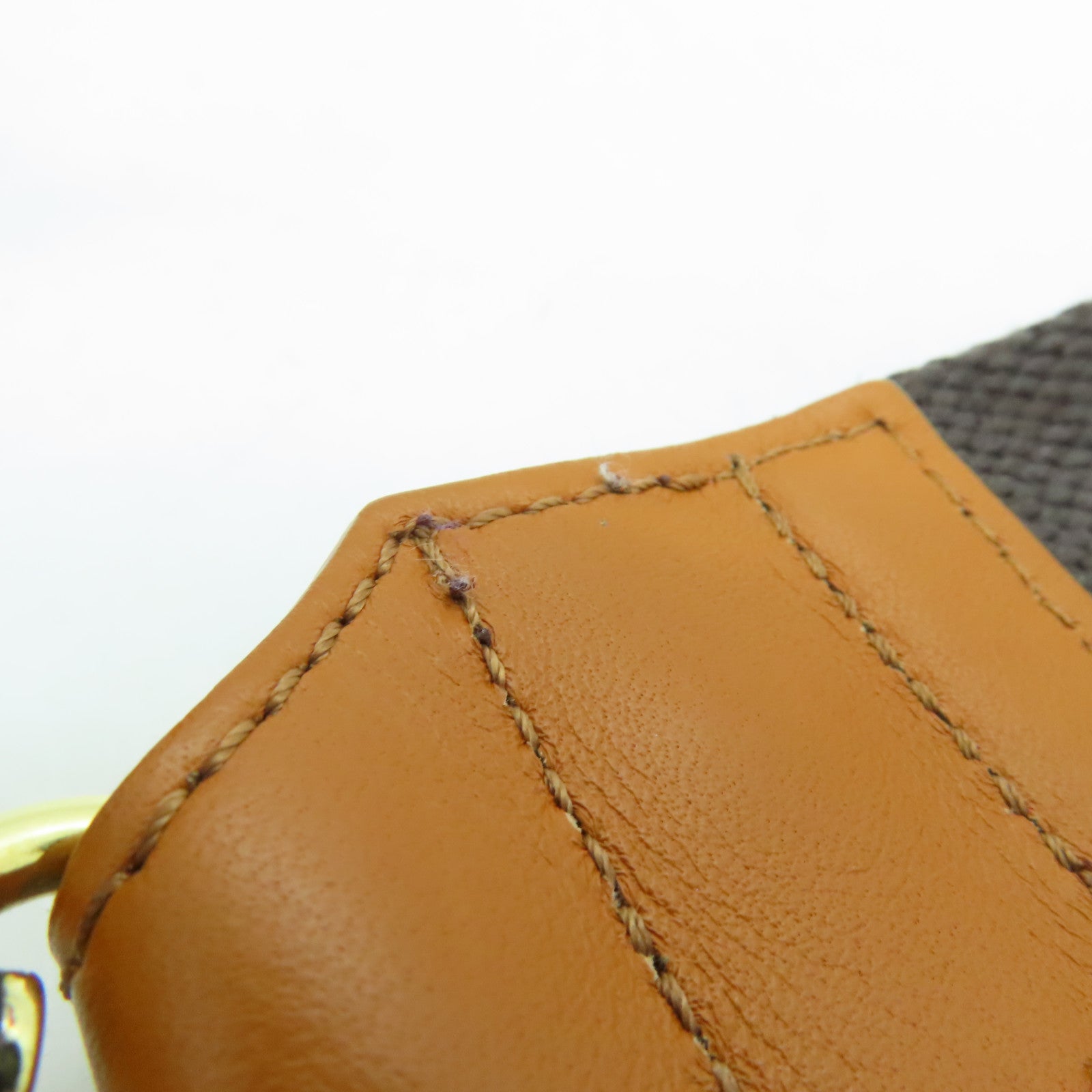 Chloe 牛皮皮革2way Shoulder Bag金扣手挽肩背兩用袋啡色