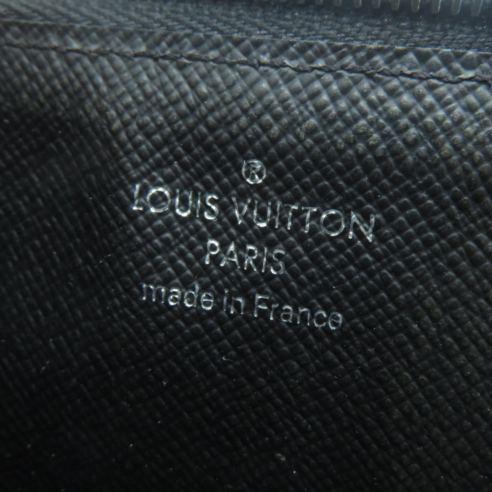 LOUIS VUITTON Damier Graphite Pochette Cles Coin Case Purse銀扣零錢包黑色