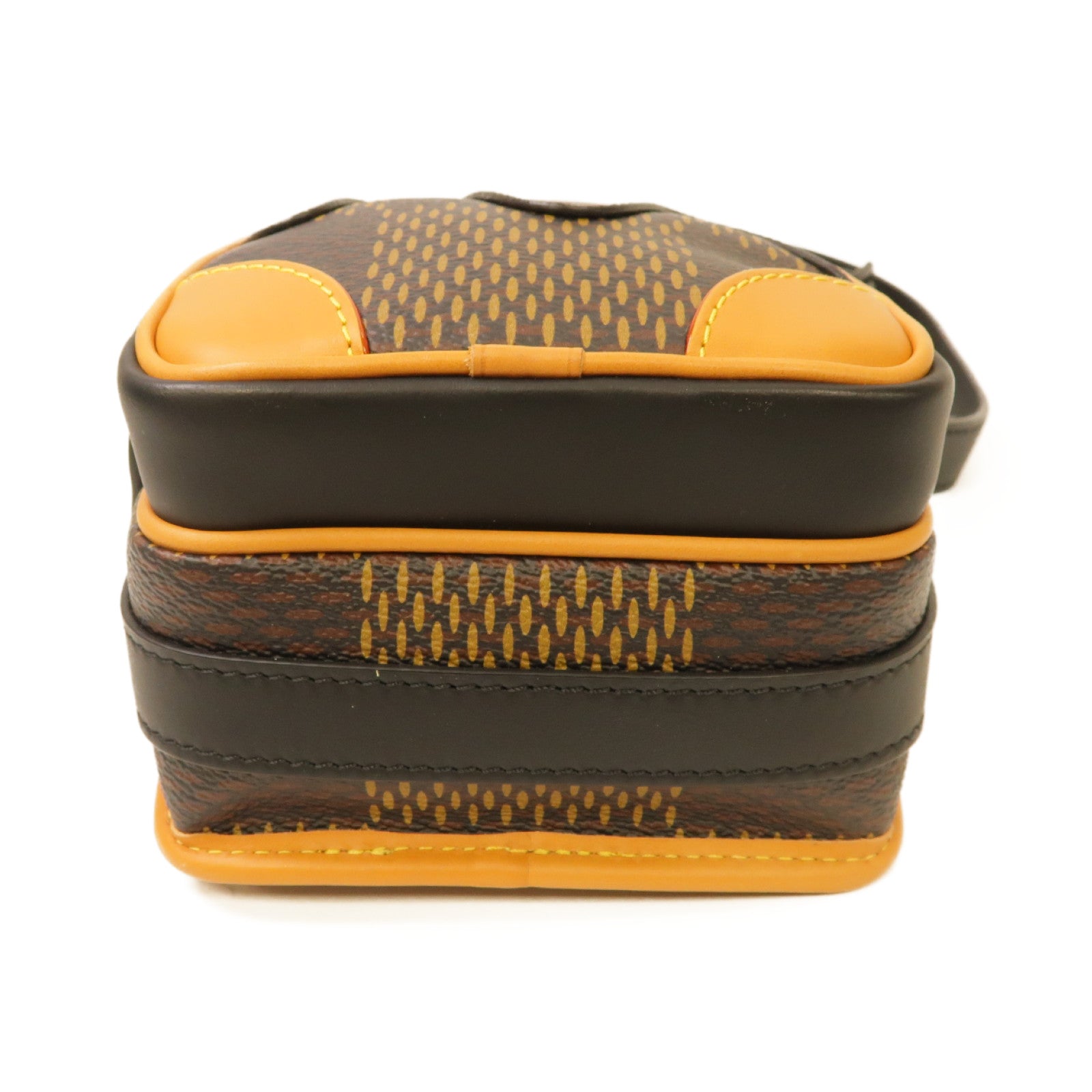 LOUIS VUITTON Damier Giant Nano Amazone肩背袋棕色