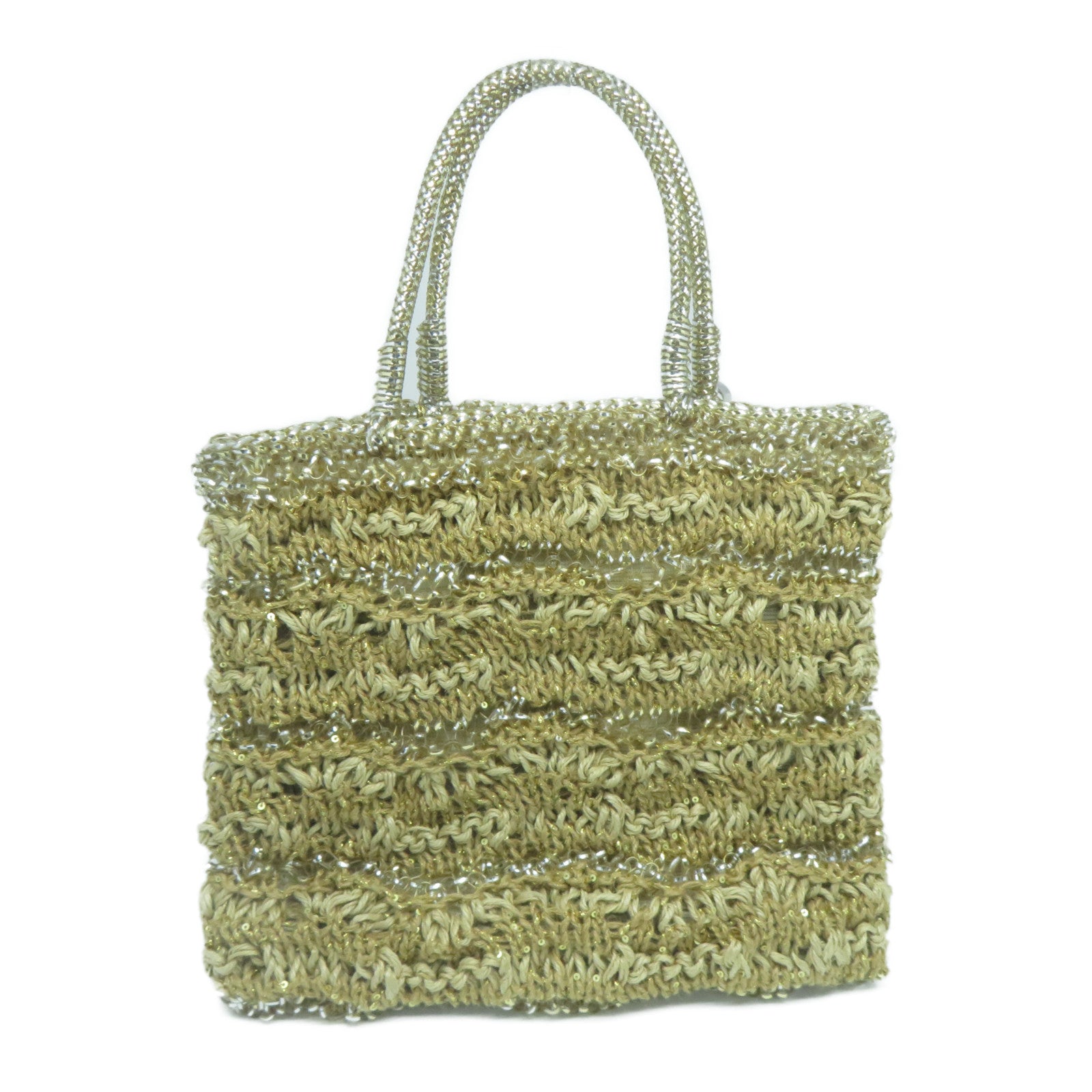 ANTEPRIMA PVC Handbag手挽袋米色/金色/銀色