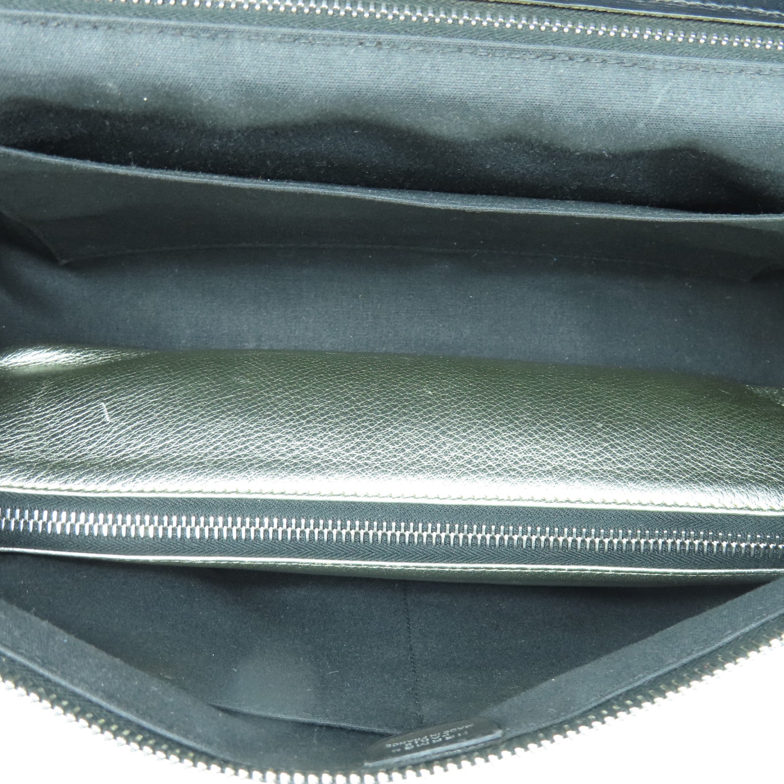 HERMES 帆布Yech Bag銀扣肩背袋黑色