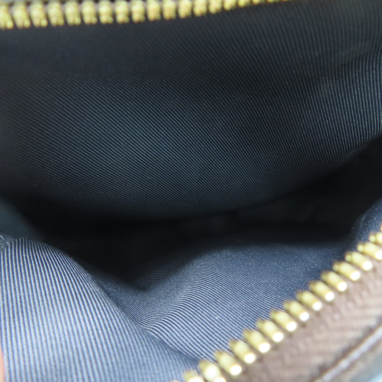 LOUIS VUITTON Monogram Amazone Slate金扣肩背袋棕色