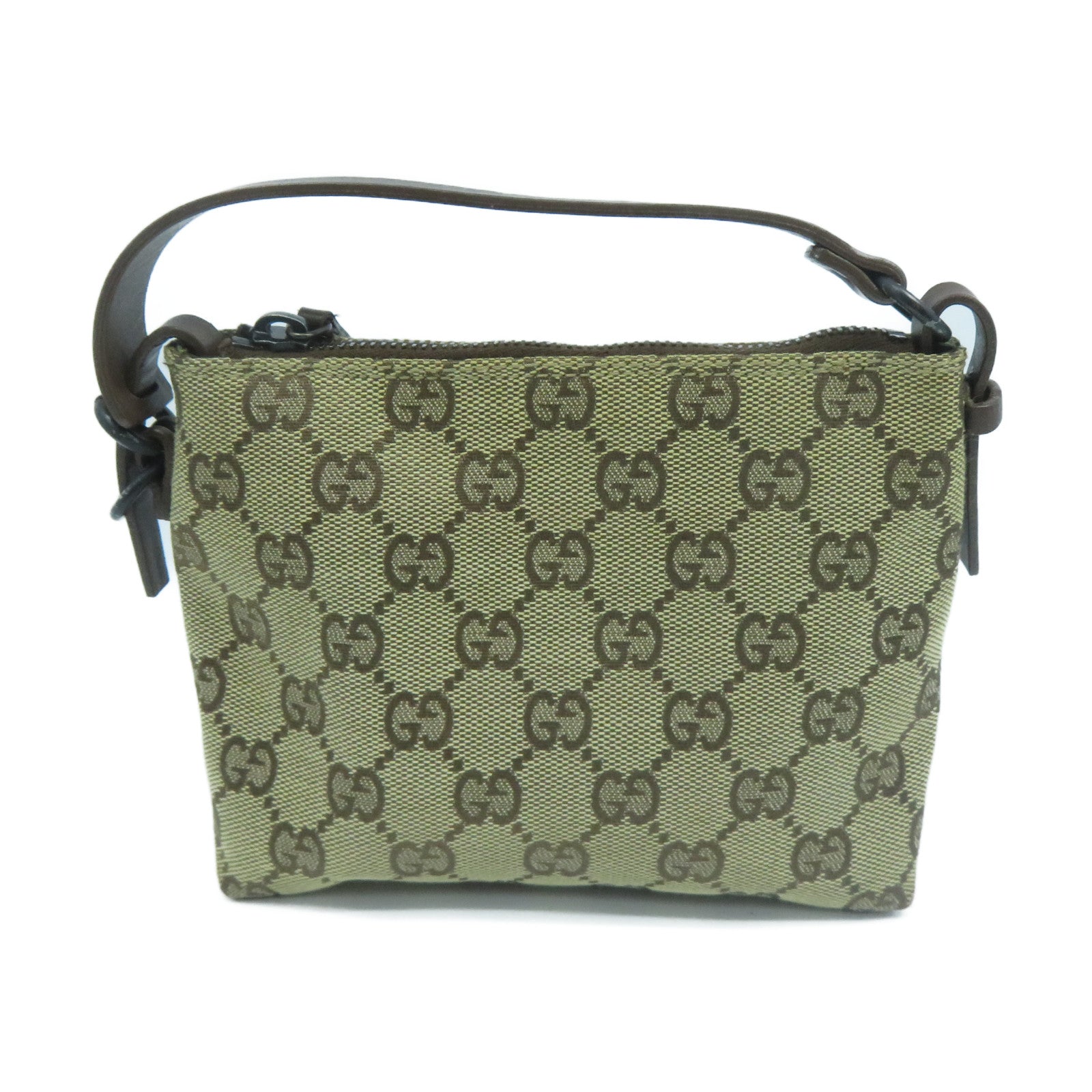 GUCCI 帆布Handbag手挽袋啡色