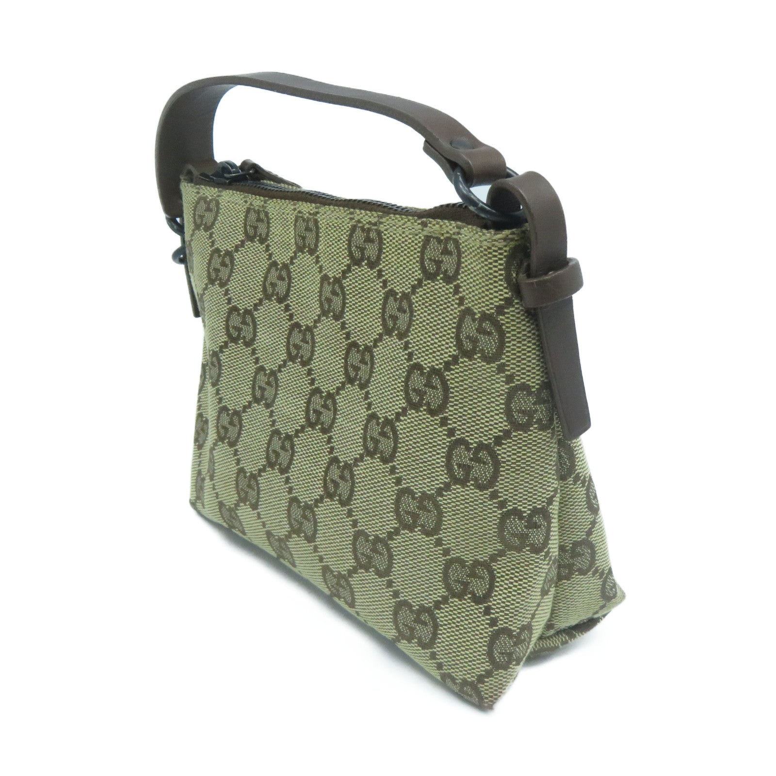 GUCCI 帆布Handbag手挽袋啡色