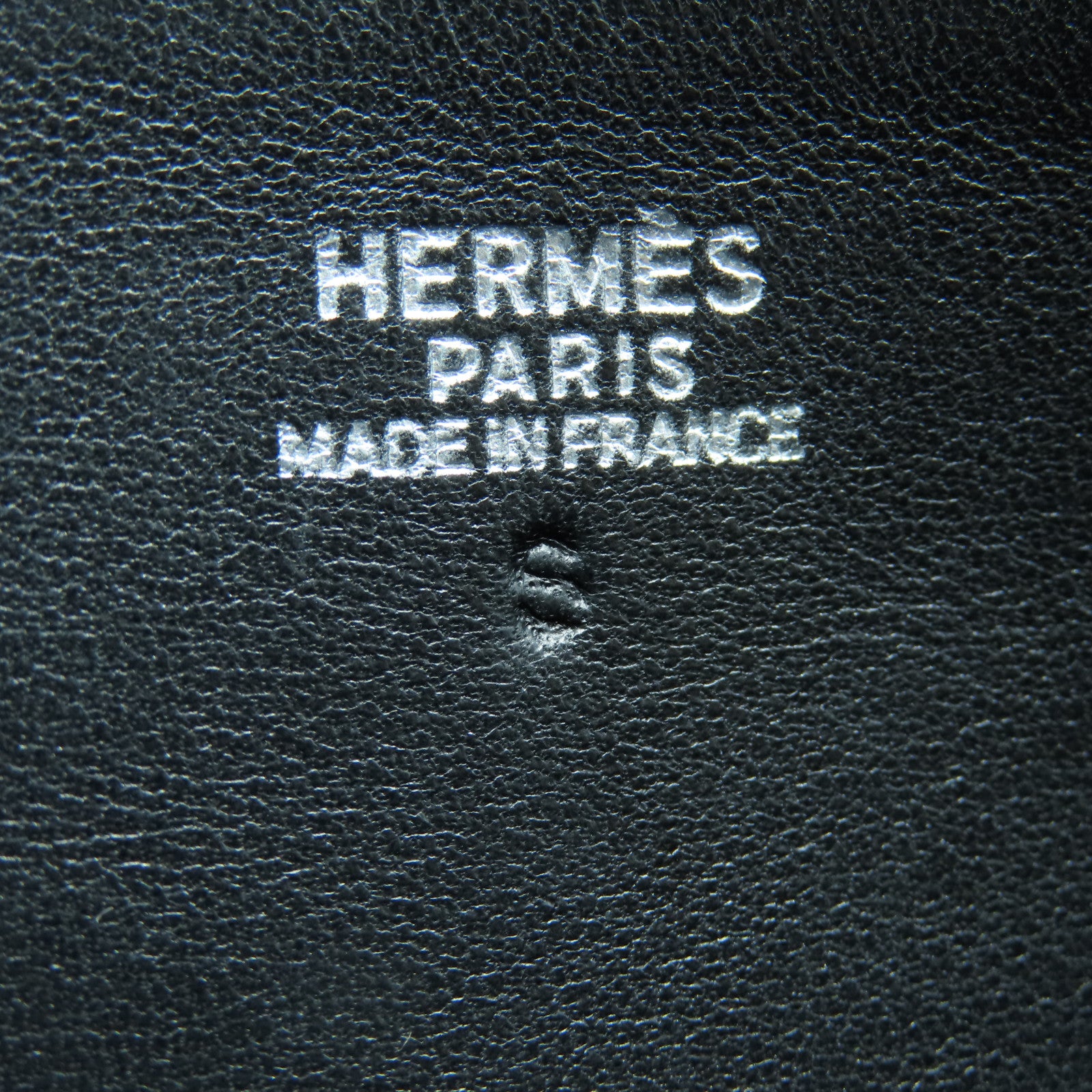 HERMES 帆布Yech Bag銀扣肩背袋黑色