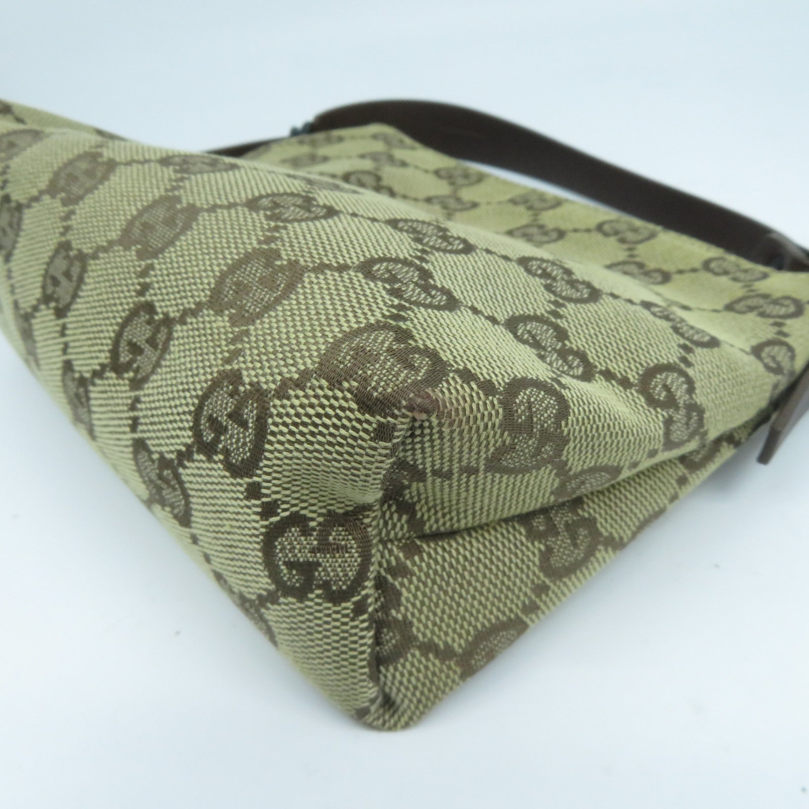 GUCCI 帆布Handbag手挽袋啡色