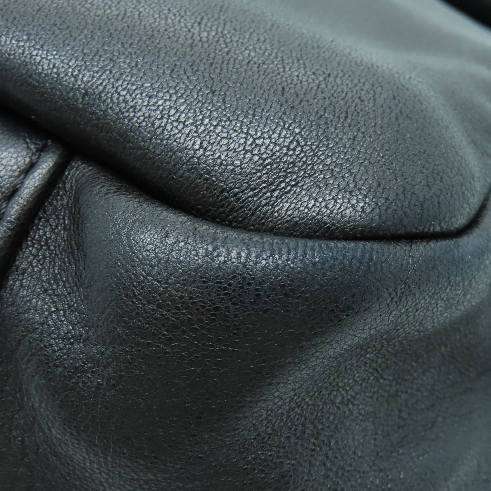 CHANEL 羊皮皮革Chain Shoulder Bag银扣链带肩背袋黑色