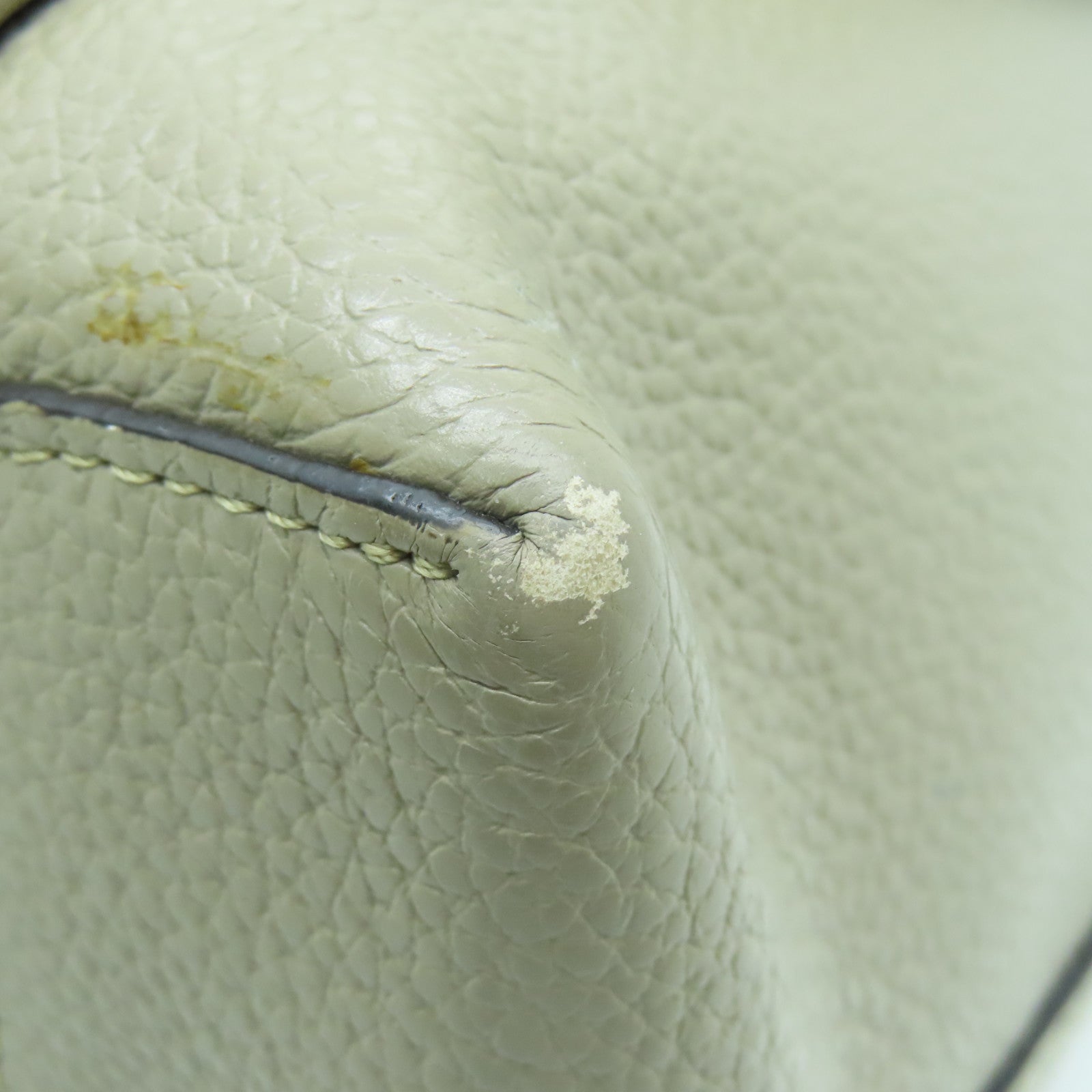 SEE BY CHLOE 牛皮皮革2way Shoulder Bag金扣手挽肩背兩用袋米色