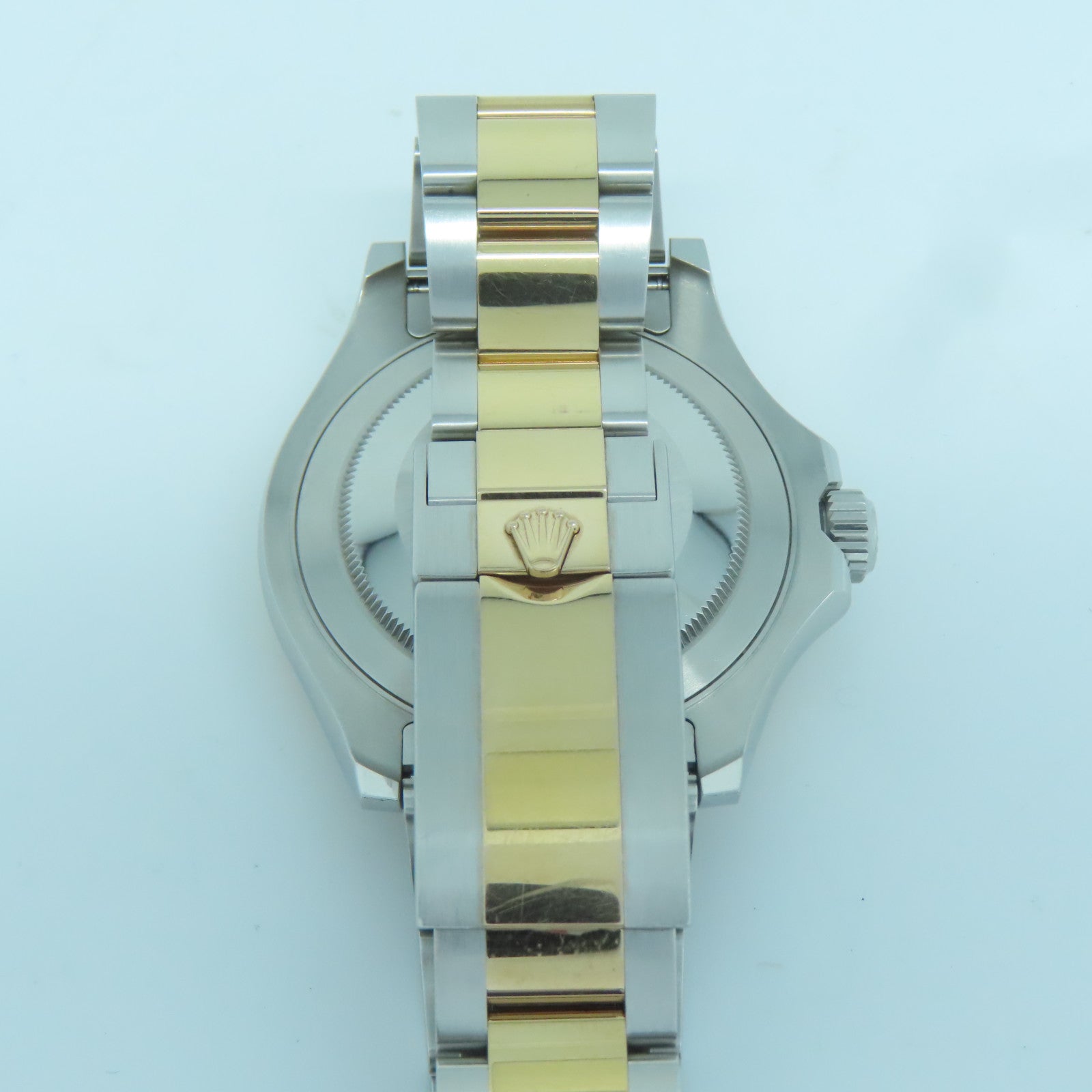 ROLEX Yacht Master 18K玫瑰金/不鏽鋼手錶自動機芯啡色