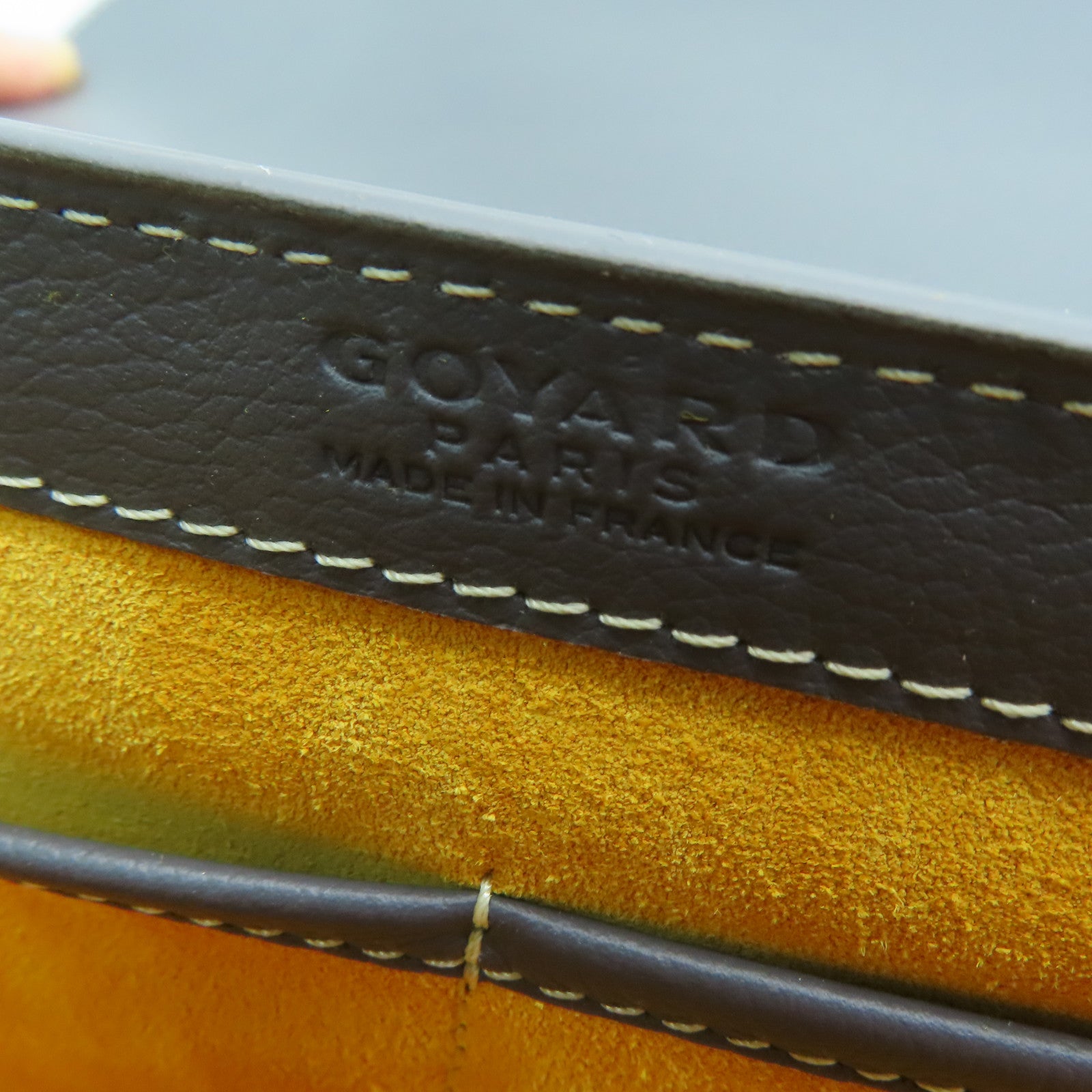 GOYARD 塗層帆布SAC 233 PM銀扣肩背袋灰色