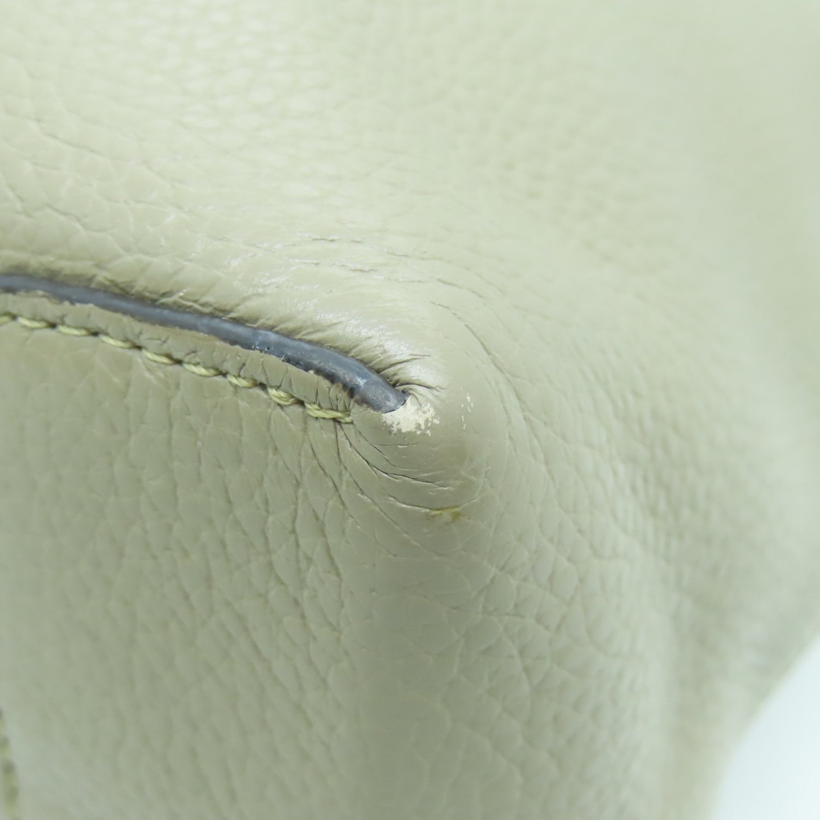 SEE BY CHLOE 牛皮皮革2way Shoulder Bag金扣手挽肩背兩用袋米色