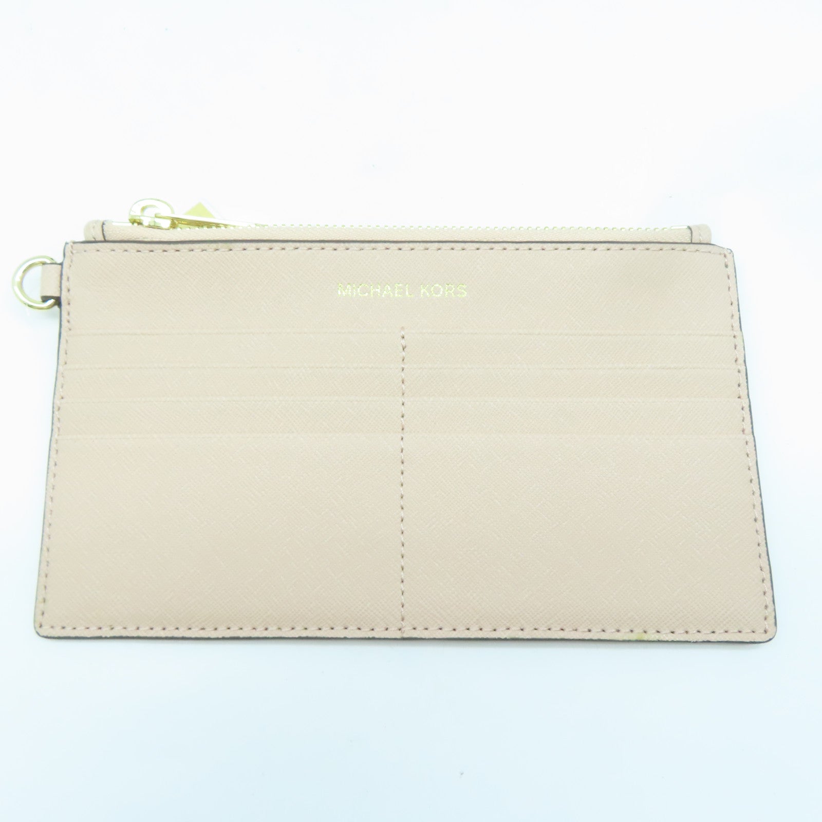 Michael Kors 牛皮皮革Jet Set金扣手挽肩背兩用袋淺粉紅色