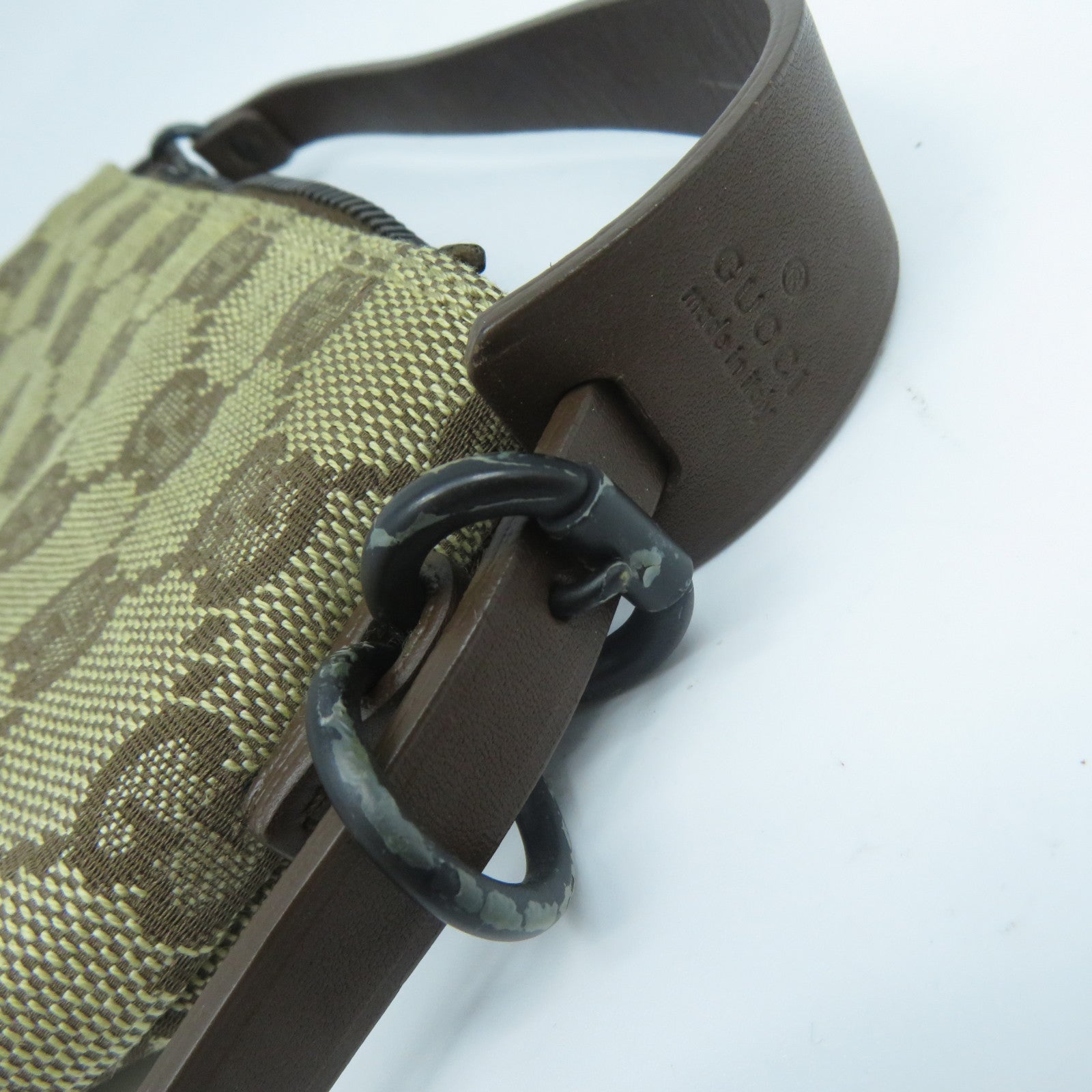 GUCCI 帆布Handbag手挽袋啡色