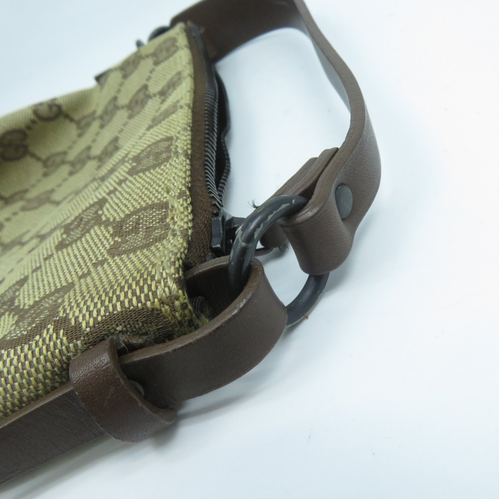 GUCCI 帆布Handbag手挽袋啡色