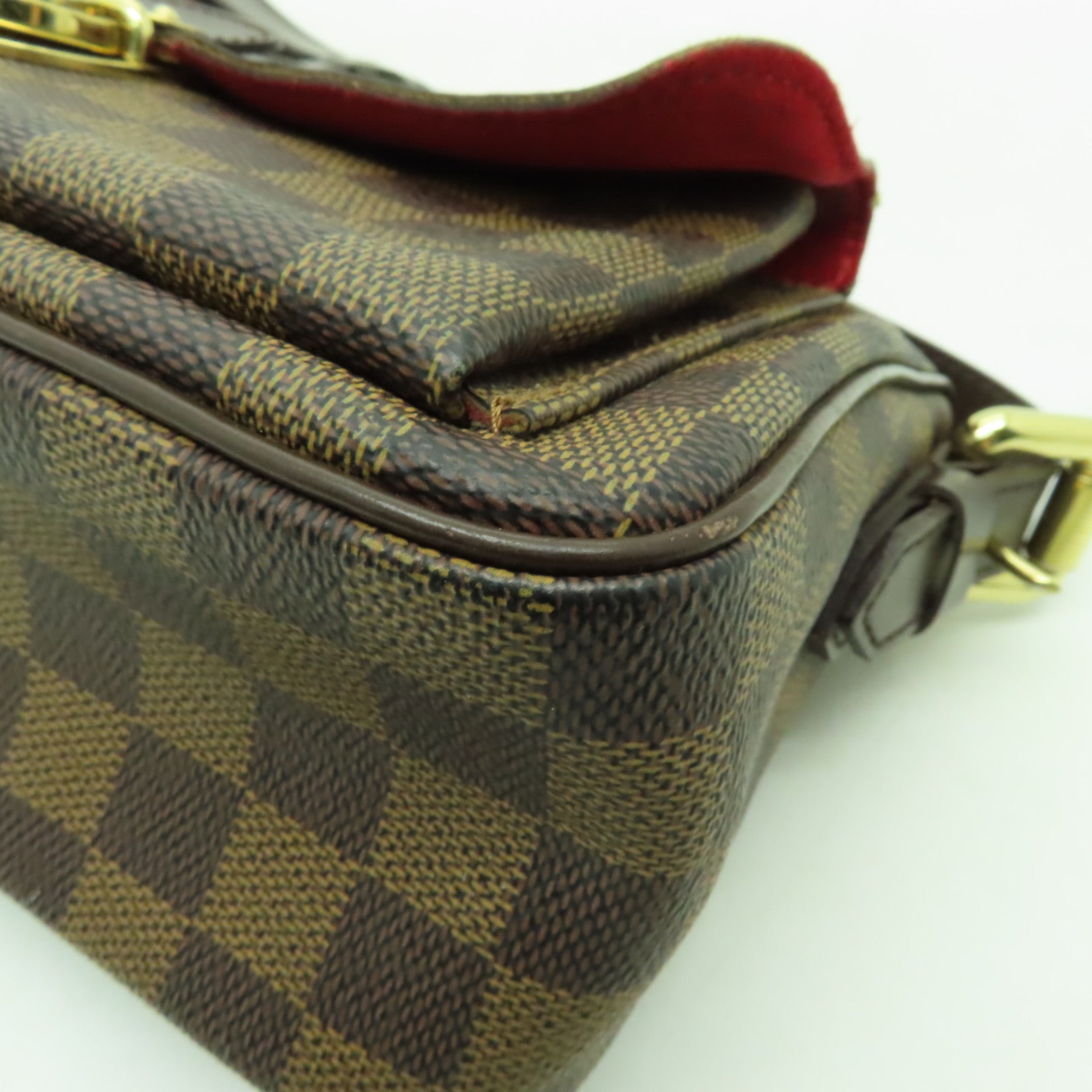 LOUIS VUITTON 【激減優惠】Damier Ravello GM金扣肩背袋啡色