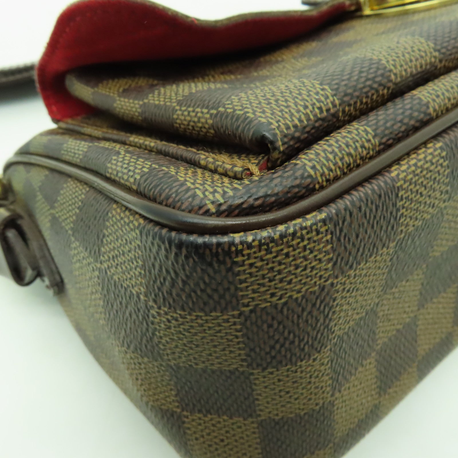 LOUIS VUITTON 【激減優惠】Damier Ravello GM金扣肩背袋啡色