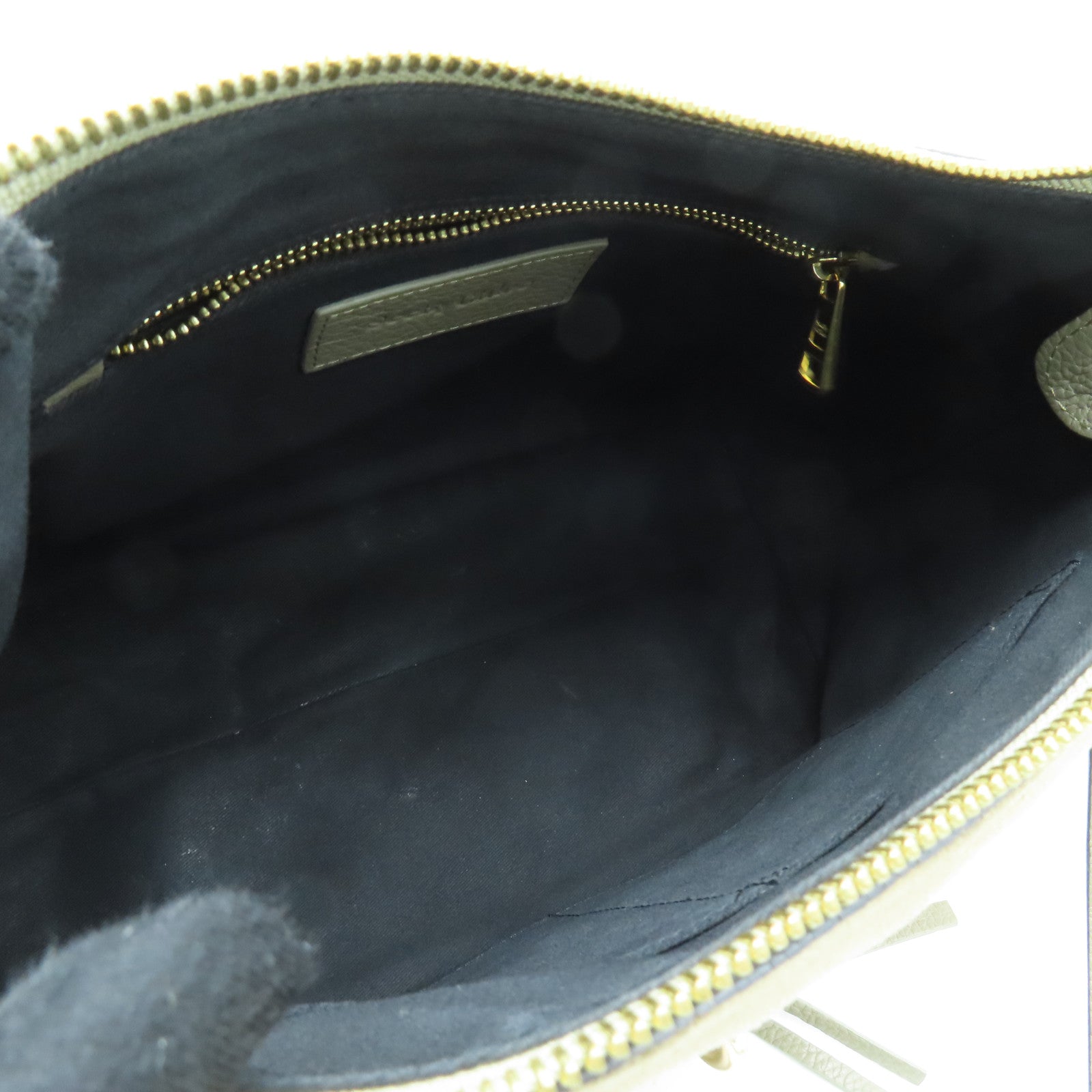 SEE BY CHLOE 牛皮皮革2way Shoulder Bag金扣手挽肩背兩用袋米色