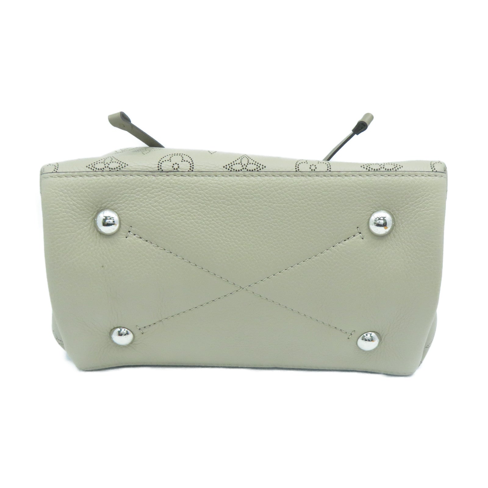 LOUIS VUITTON Mahina Muria銀扣手挽肩背兩用袋Galet卵石色