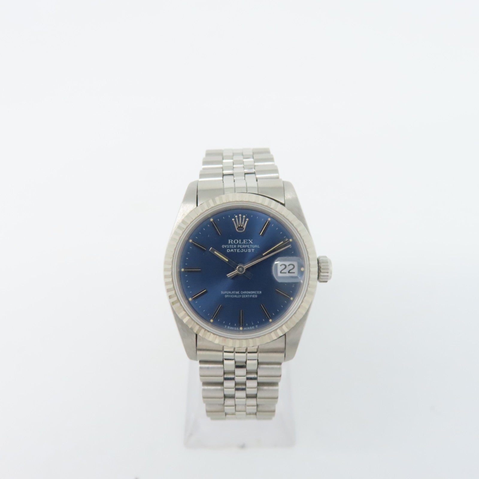 ROLEX Datejust 31mm不鏽鋼自動機芯手錶藍色#15cm