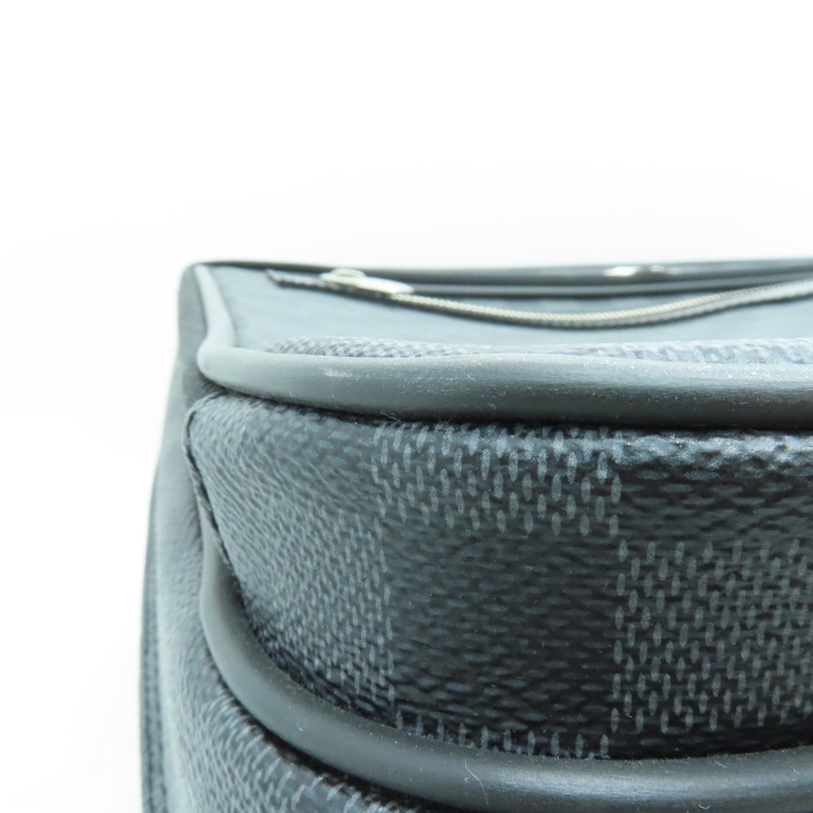 LOUIS VUITTON Damier Pilot Case銀扣行李箱黑色