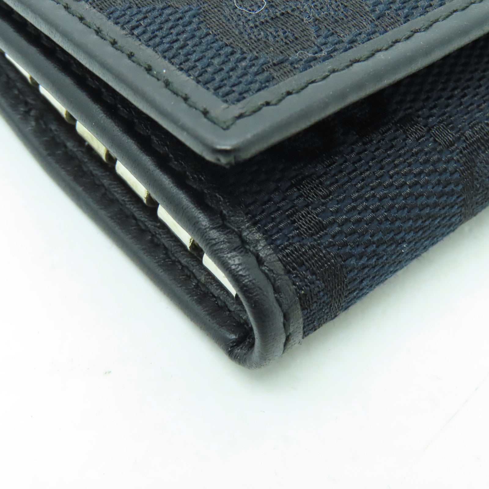 GUCCI 帆布Key Case銀扣鎖匙包黒色