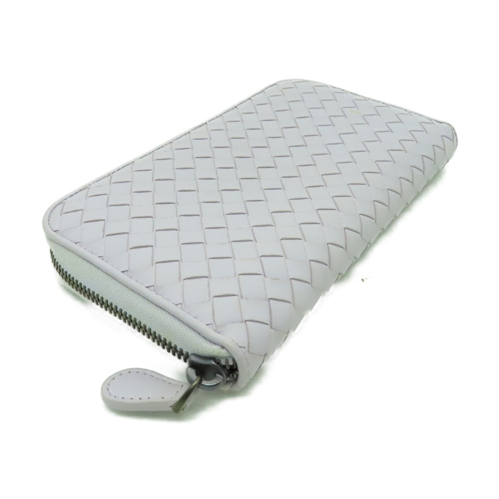 BOTTEGA VENETA 羊皮皮革Long Wallet長錢包淺紫色