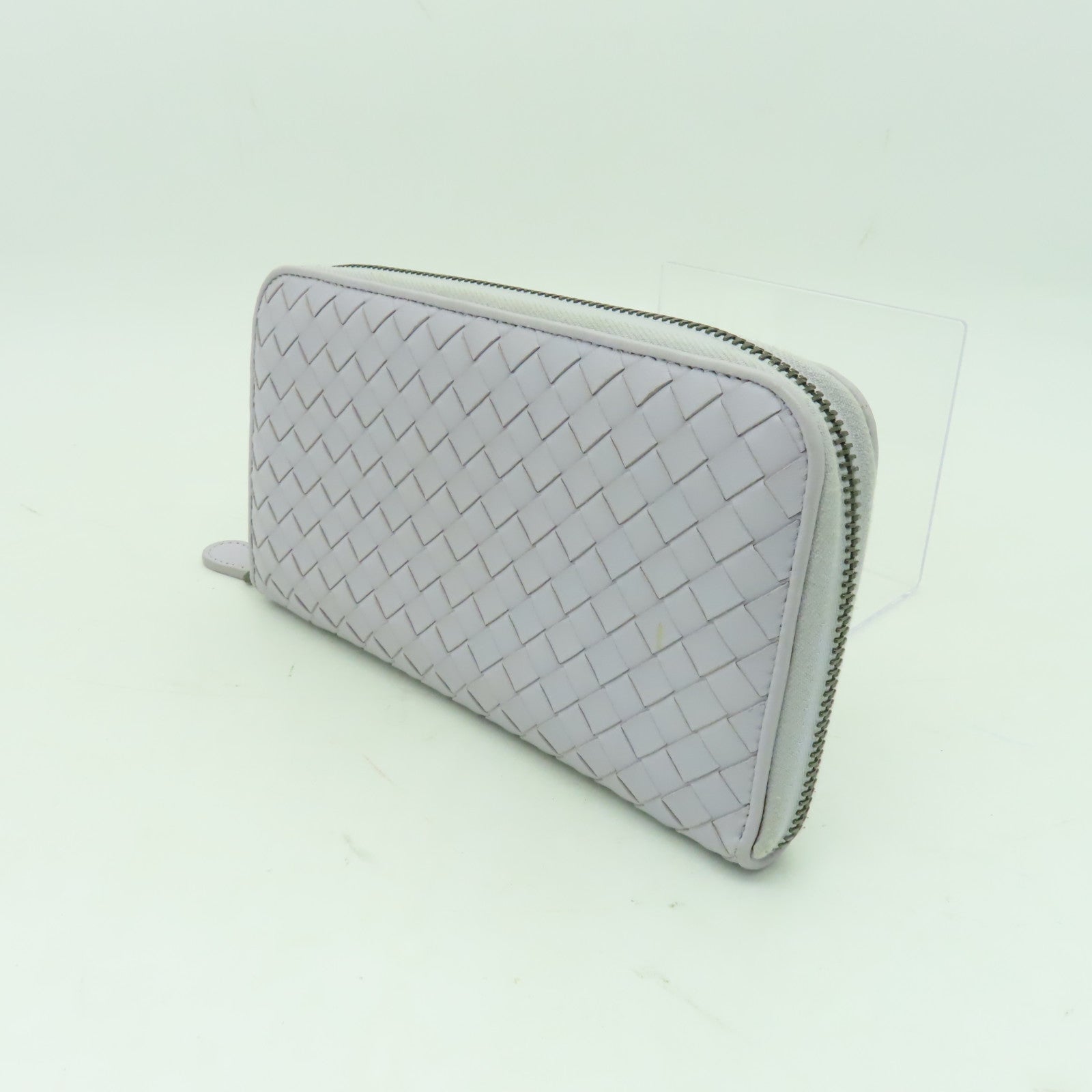 BOTTEGA VENETA 羊皮皮革Long Wallet長錢包淺紫色