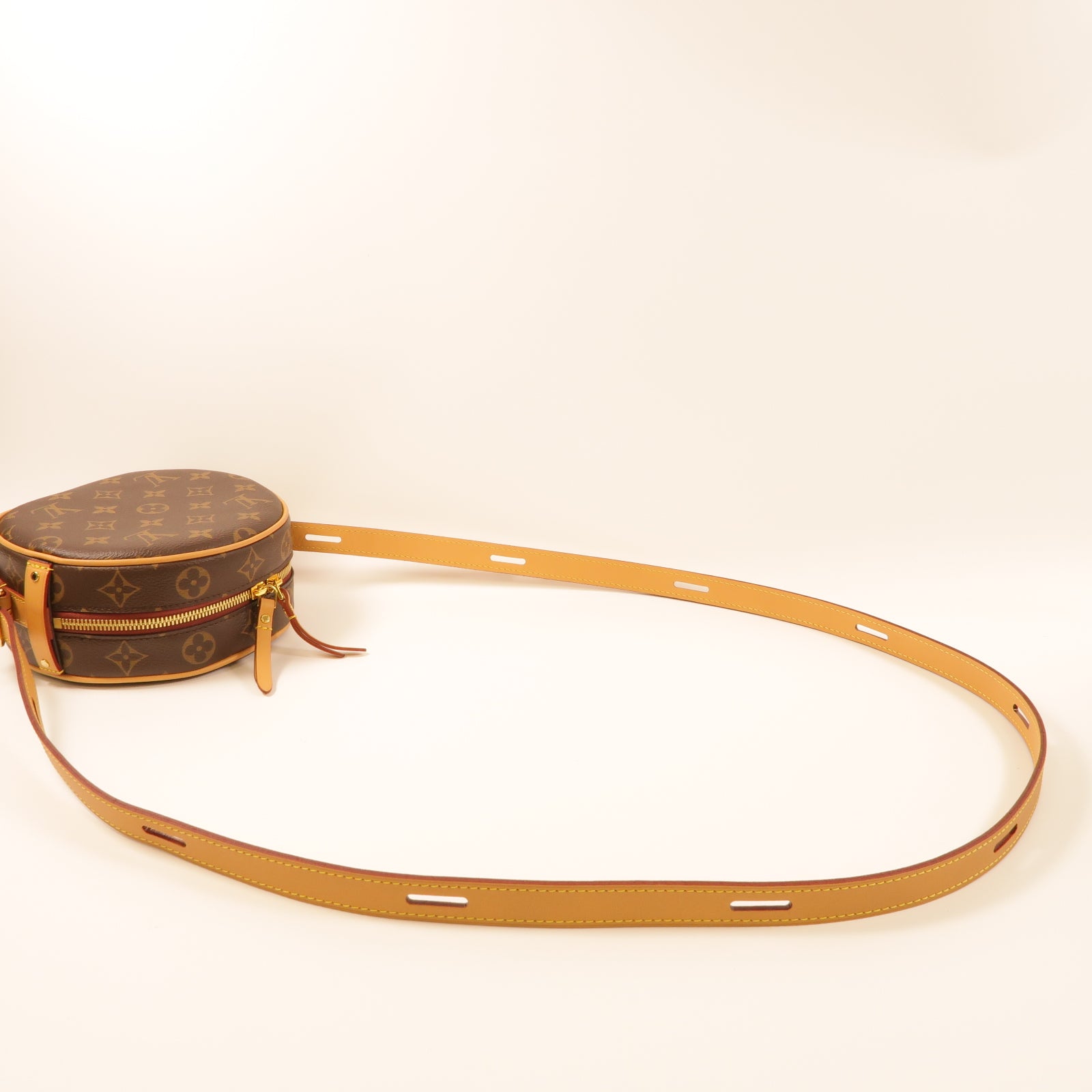 LOUIS VUITTON Monogram Botic Chapeau Souple PM金扣肩背袋啡色