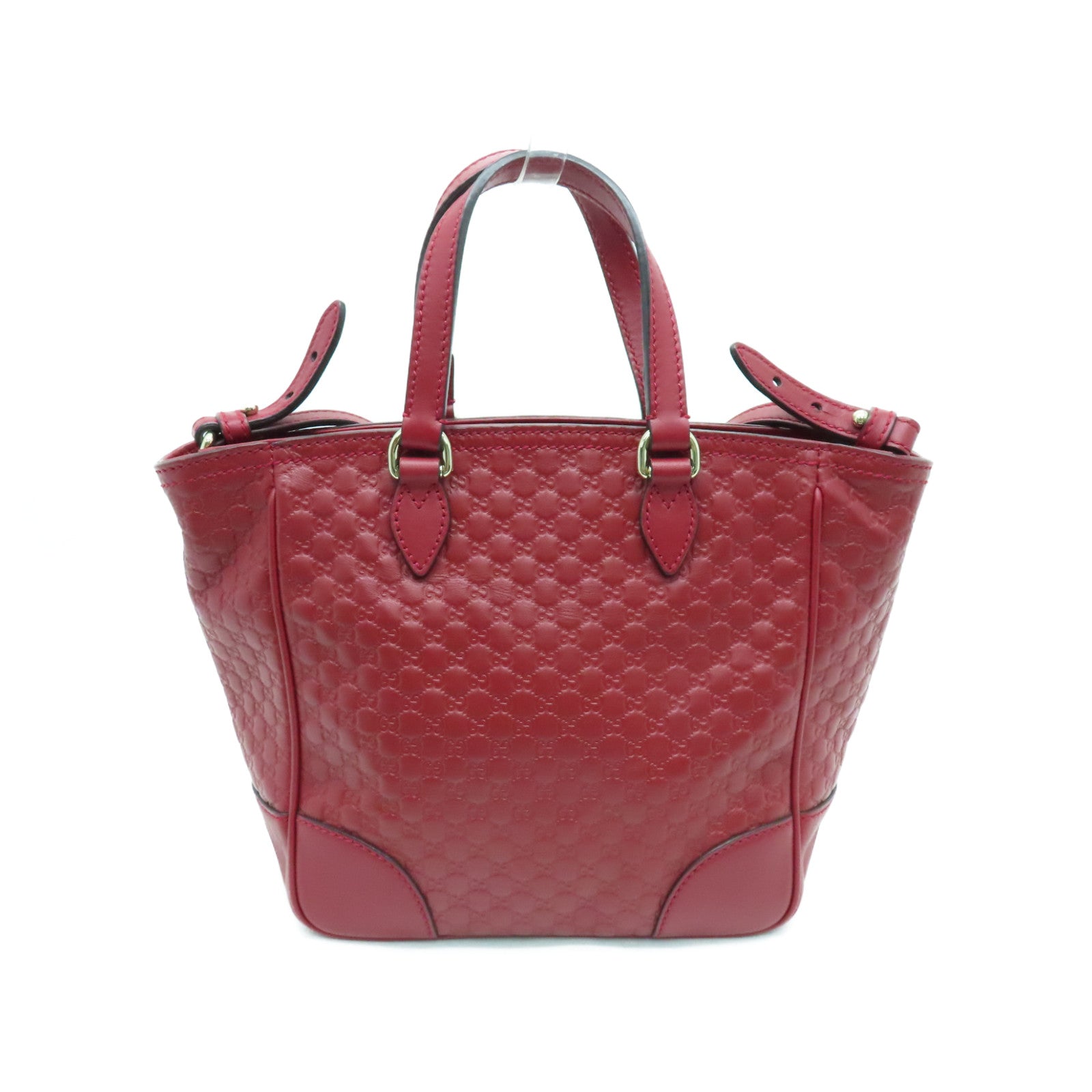 GUCCI 牛皮皮革2way Shoulder Bag金扣手挽肩背两用袋红色