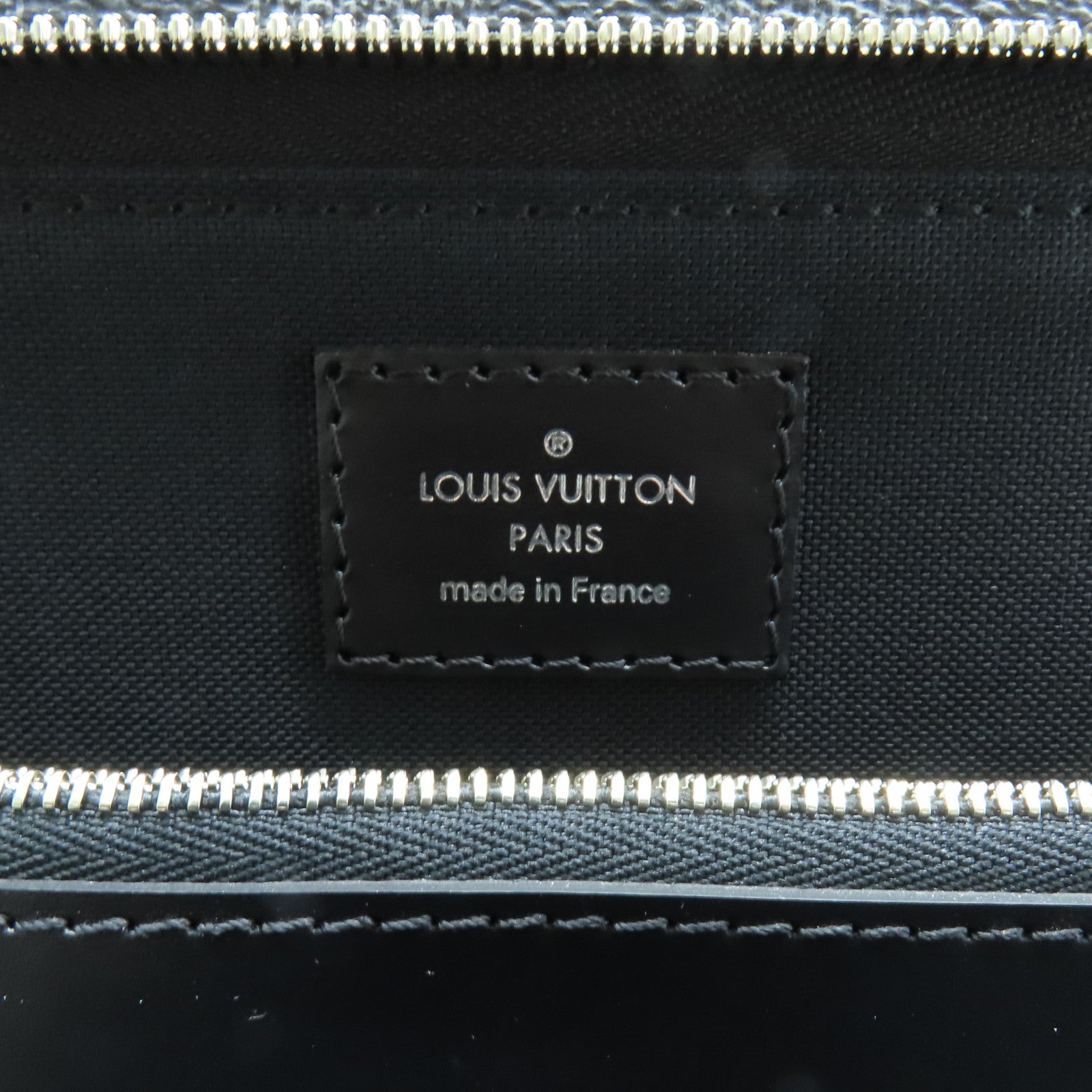 LOUIS VUITTON Damier Pilot Case銀扣行李箱黑色