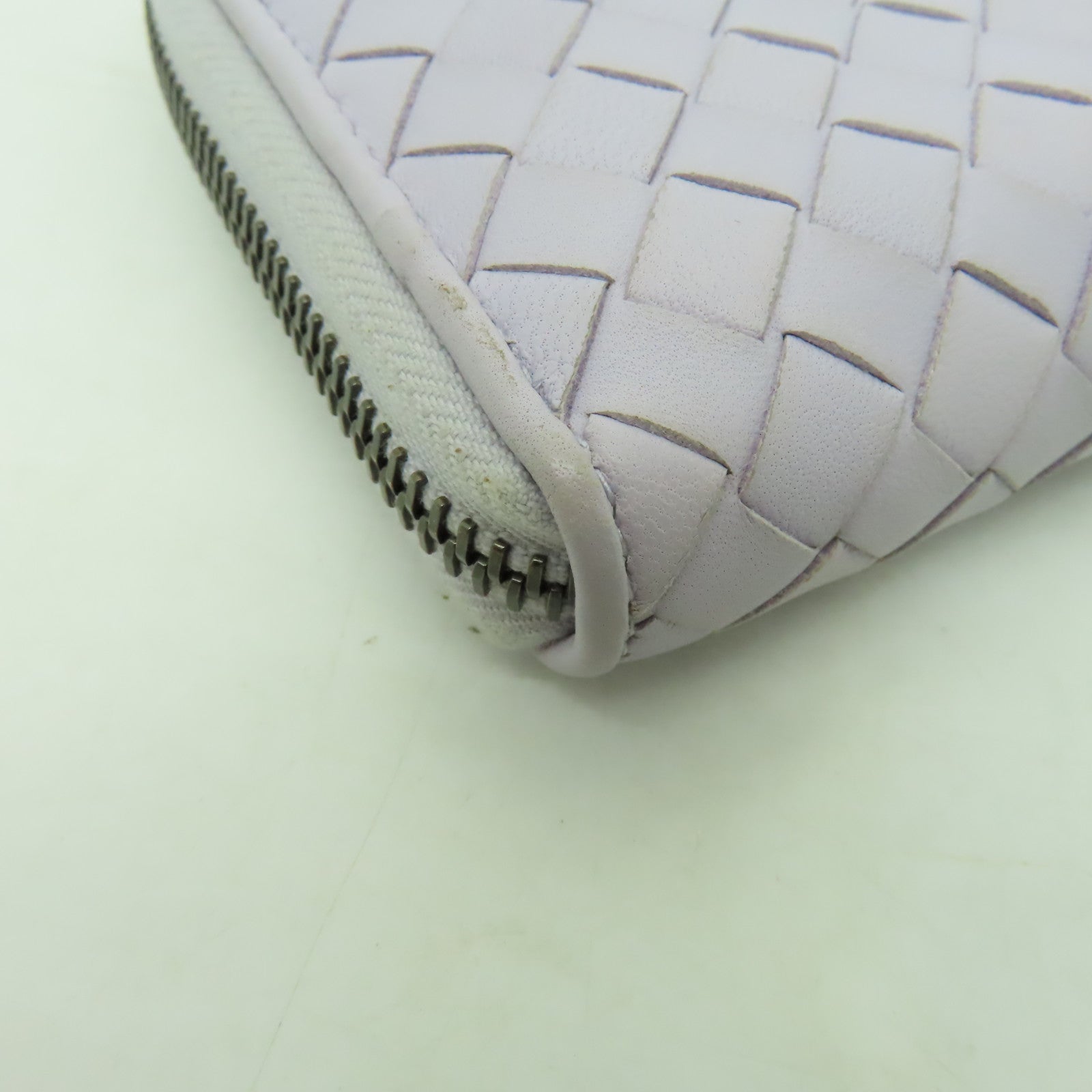BOTTEGA VENETA 羊皮皮革Long Wallet長錢包淺紫色