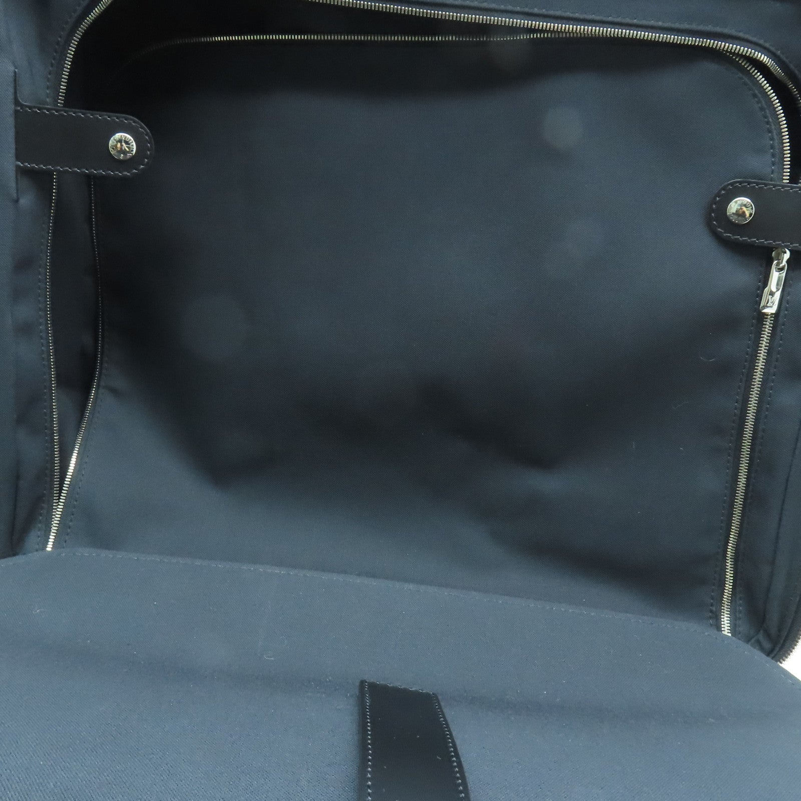LOUIS VUITTON Damier Pilot Case銀扣行李箱黑色
