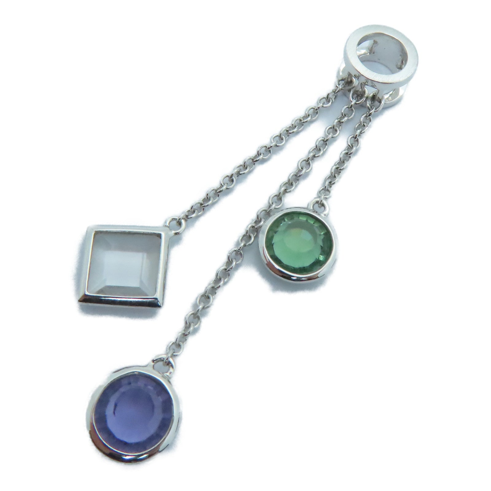 JEWELRY 【激減優惠】18K白金Pendant吊墜紫色/綠色