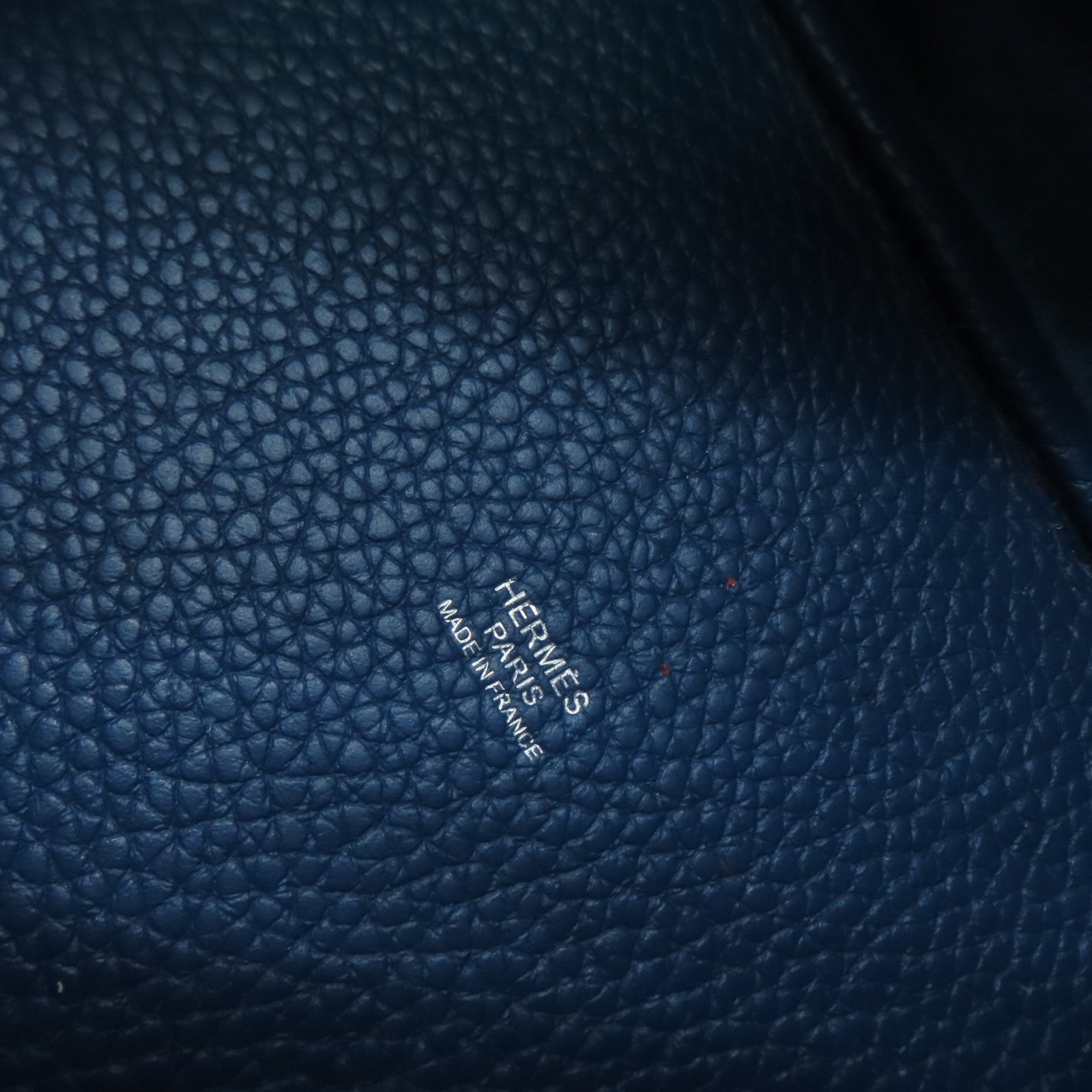 HERMES Clemence皮革Picotin PM Bucket Tote銀扣手挽袋紅色/藍色7A Q5