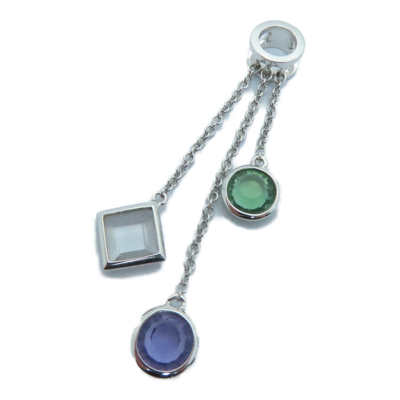 JEWELRY 【激減優惠】18K白金Pendant吊墜紫色/綠色