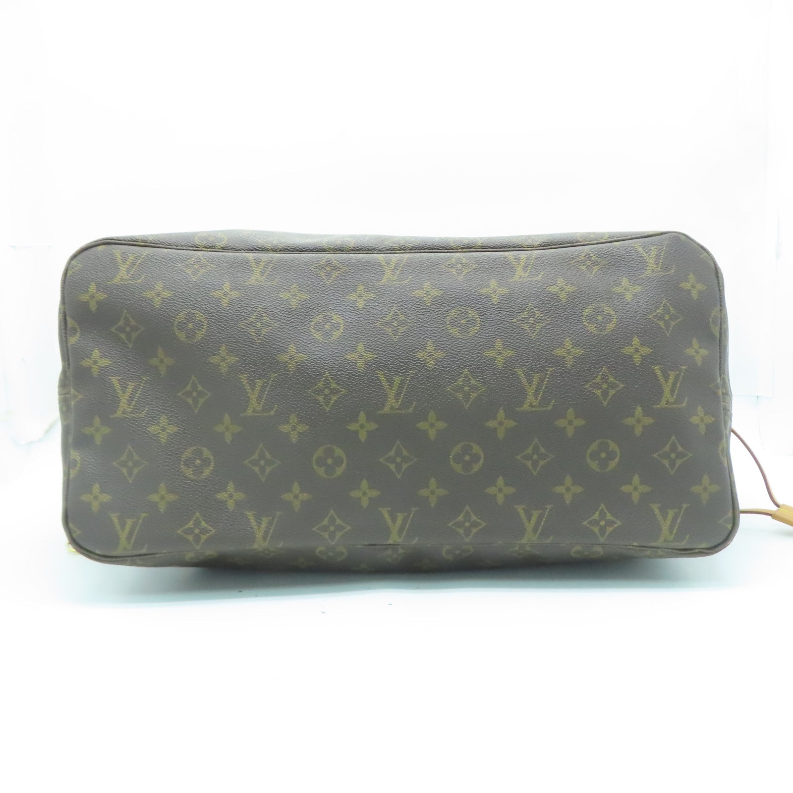 LOUIS VUITTON Monogram Neverfull GM金扣手挽肩背兩用袋啡色