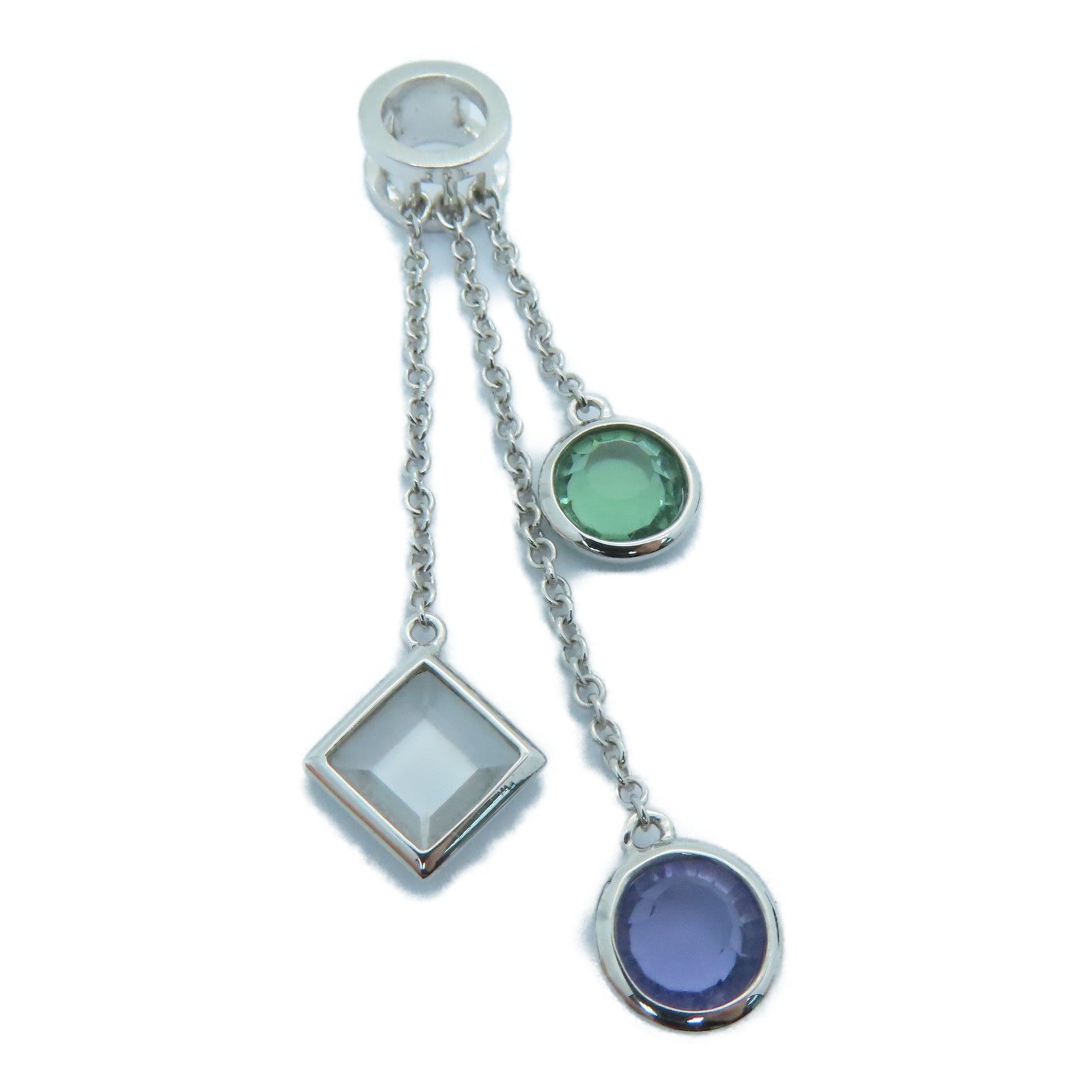 JEWELRY 【激減優惠】18K白金Pendant吊墜紫色/綠色