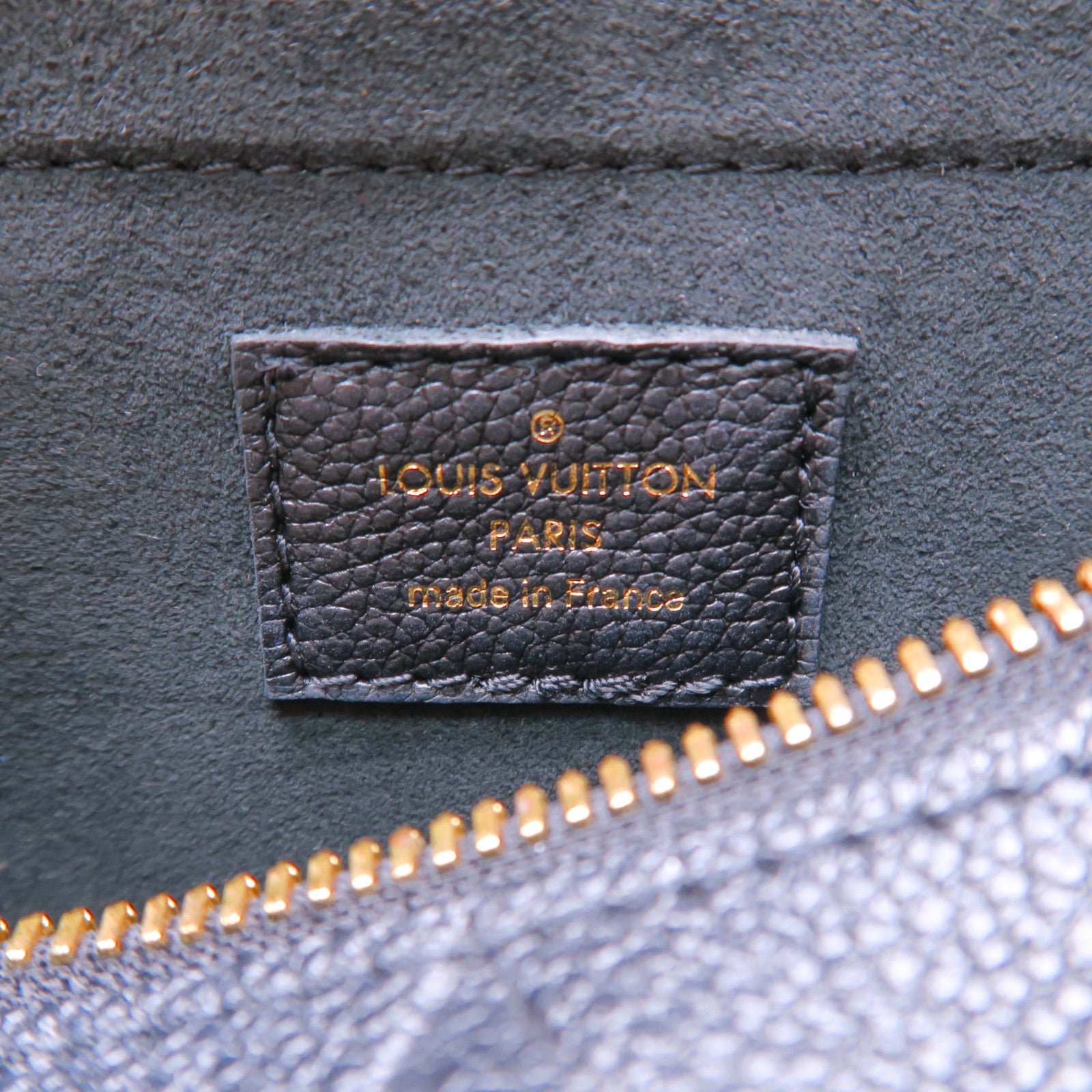 LOUIS VUITTON Monogram Empreinte Speedy Bandouliere 20金扣手挽肩背兩用袋黑色
