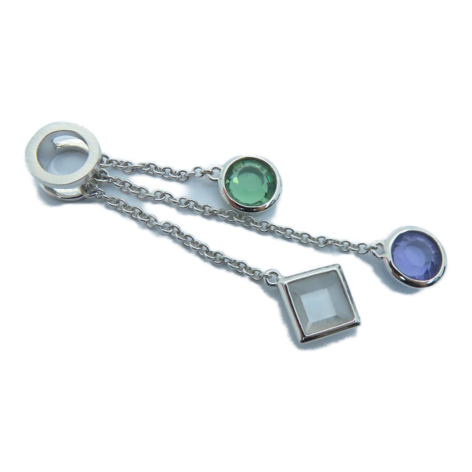 JEWELRY 【激減優惠】18K白金Pendant吊墜紫色/綠色