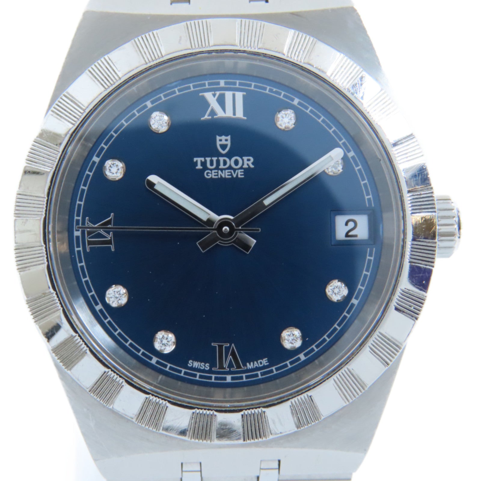 TUDOR Royal不鏽鋼手錶自動機芯藍色